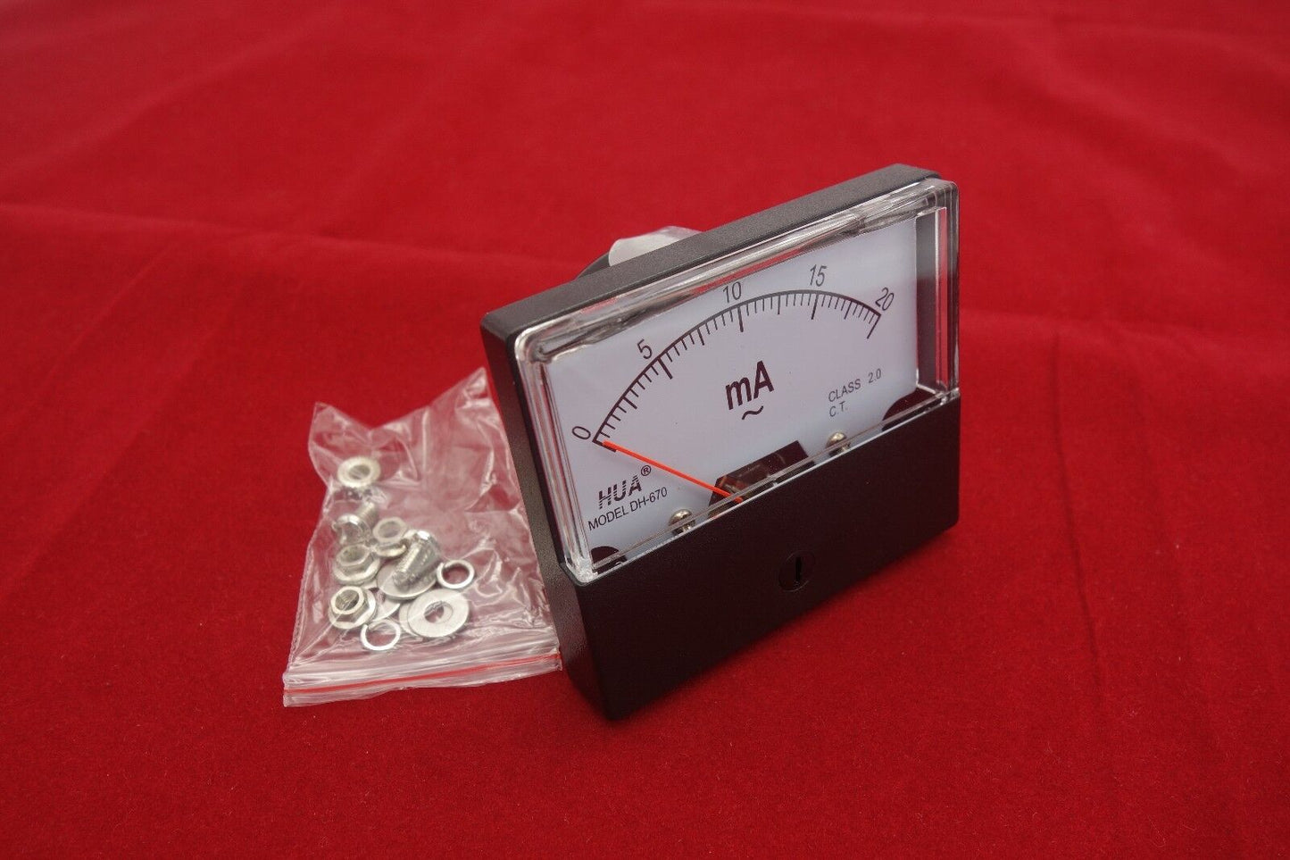 AC 20mA Analog Ammeter Panel AMP Current Meter 0-20mA 60*70MM directly Connect