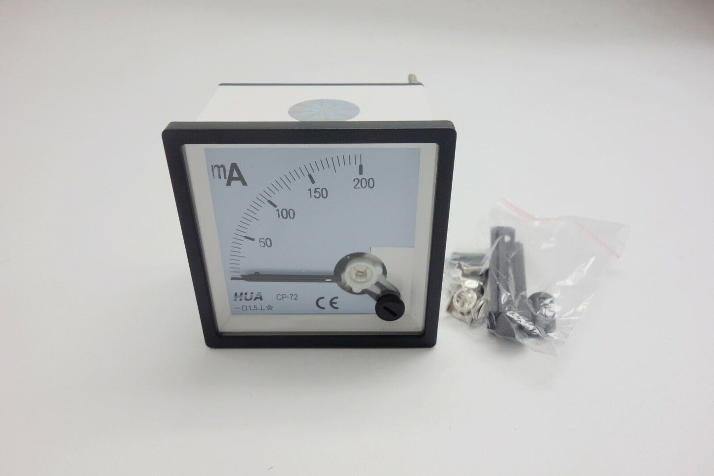 1PC DC 0-200MA Analog Ammeter Panel AMP Current Meter 72*72mm directly Connect