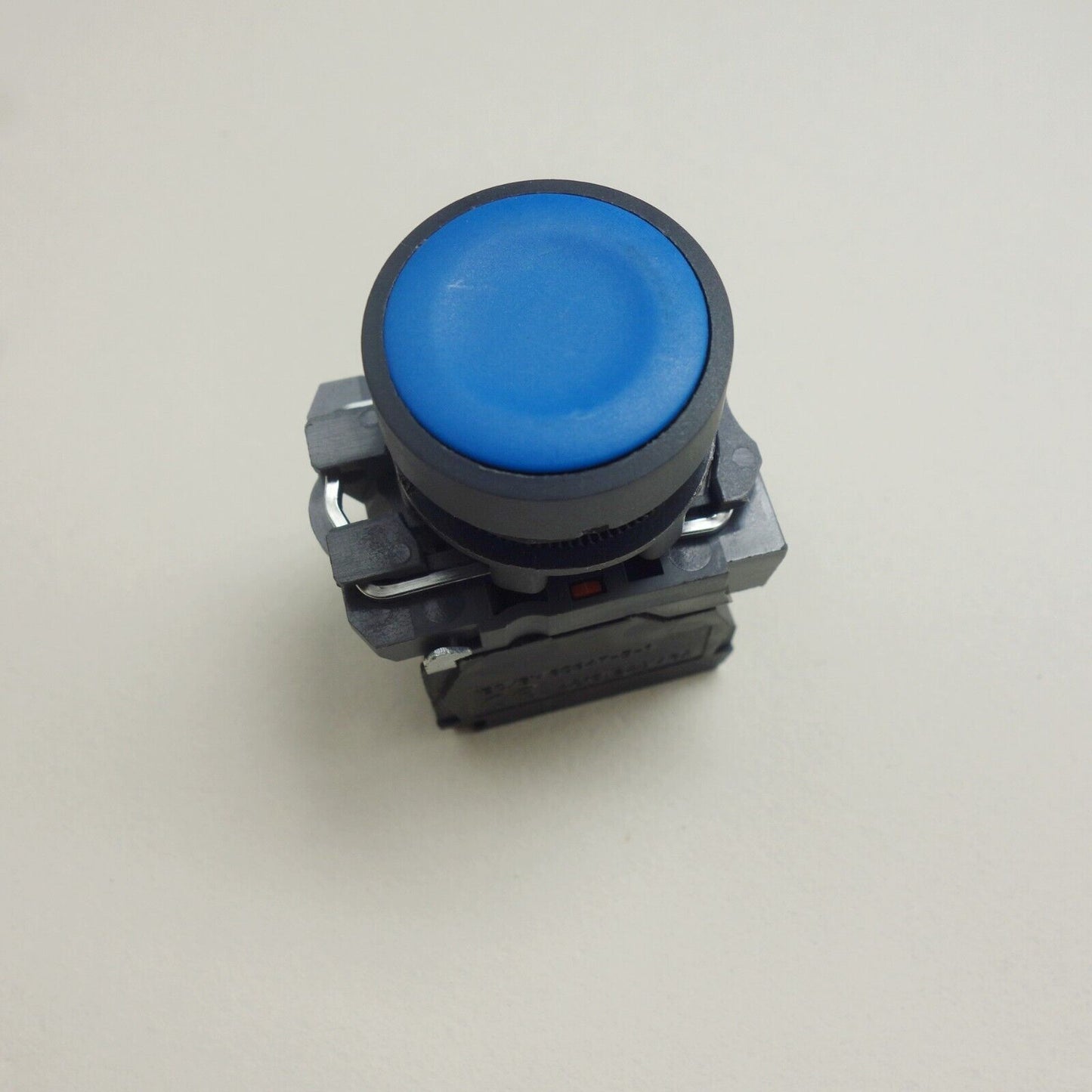 2PCS 22MM PUSHBUTTON SWITCH FITS XB5AA65 Blue 1NO/1NC SPRING Return flush push