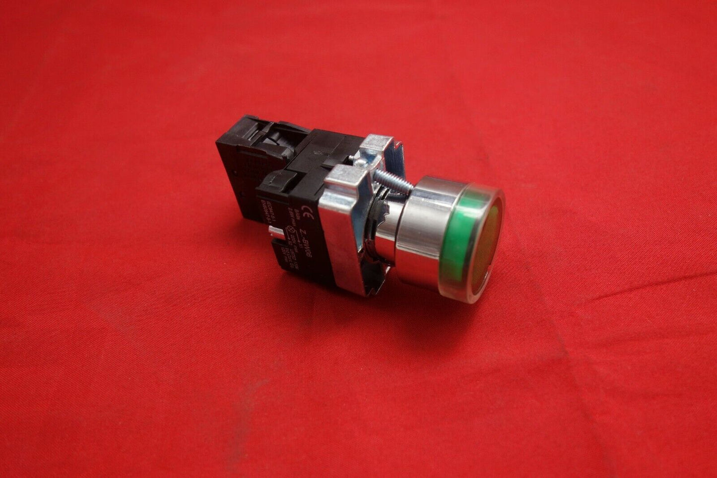 1PC FITS XB2BW33B1 Momentary Green Pushbutton With 24V LED Pilot Light Lamp