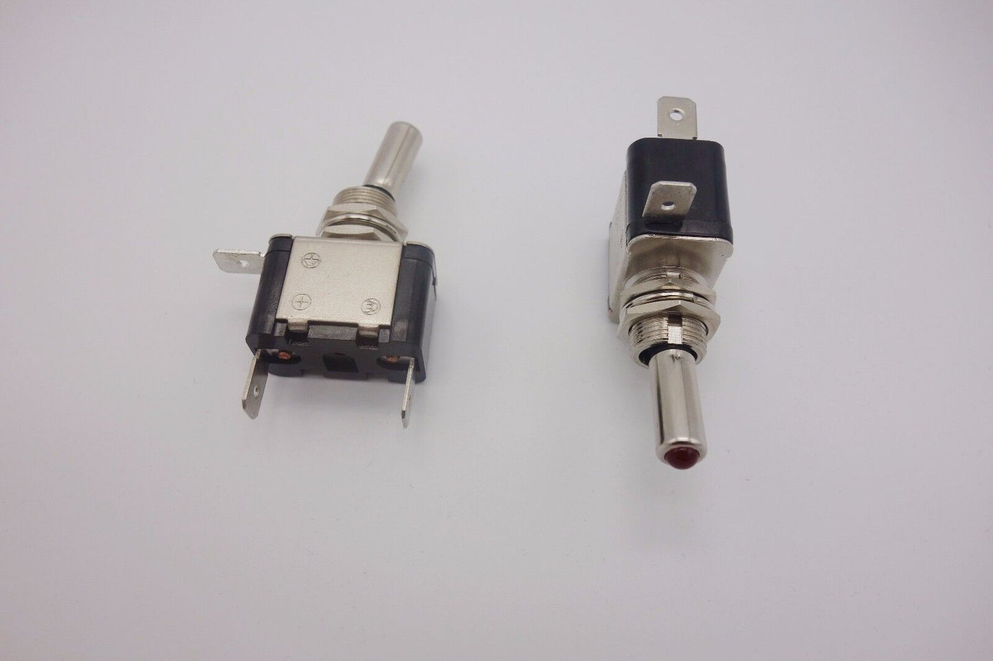 2PCS Car 12V 20A ON-OFF Red LED Light Toggle Rokcer Switch SPST