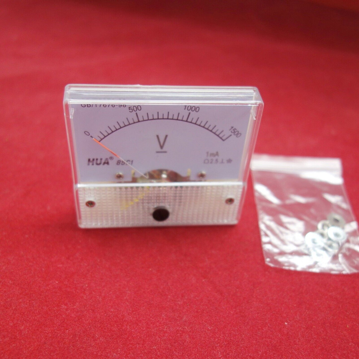 DC 0- 1500V Analog Voltmeter Analogue Voltage panel meter 85C1 1500V/1mA