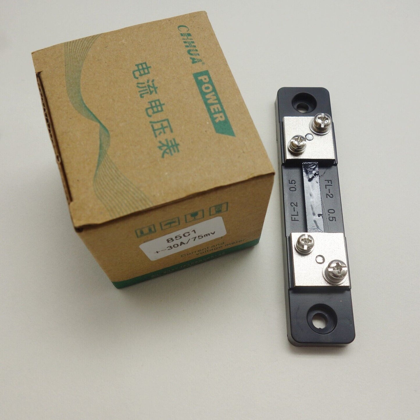 75mV DC Minus Zero Plus -30A - +30A 85C1 Analogue Ammeter AMP Panel meter shunt