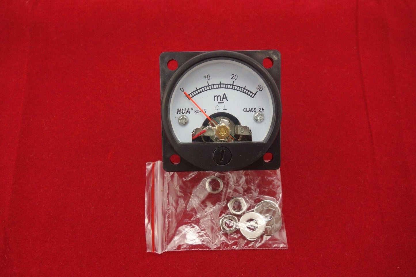 1PC DC 0-30MA Analog Ammeter Panel AMP Current Meter SO45 directly Connect