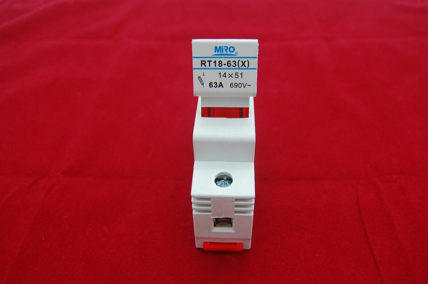1PC 1 Pole Din Rail Mounting RT18-63 Fuse Holder for 14x51MM Fuse link