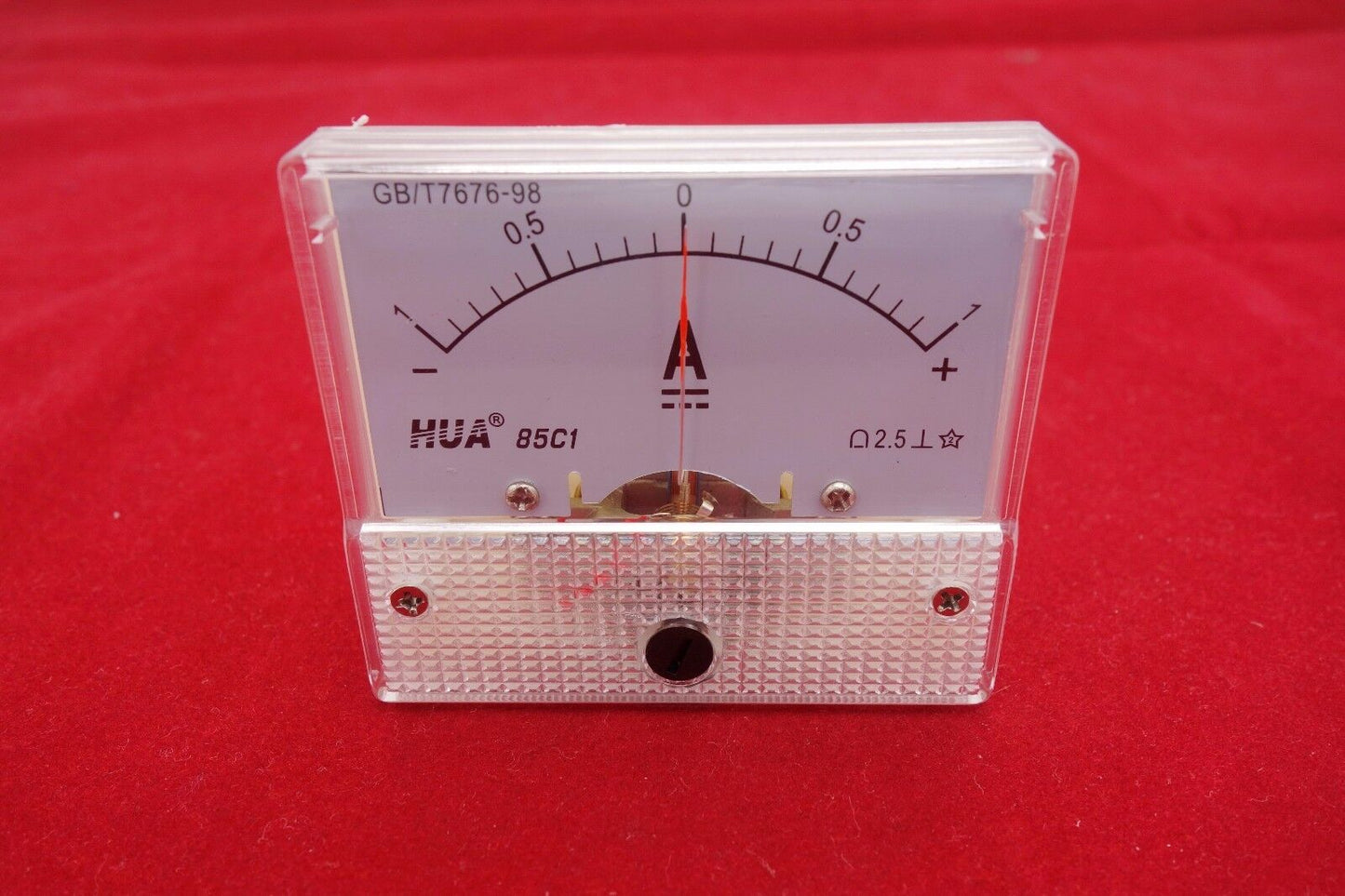 1PC DC Minus Zero Plus -1A-+1A Analog 85C1 Analogue Ammeter AMP Panel meter