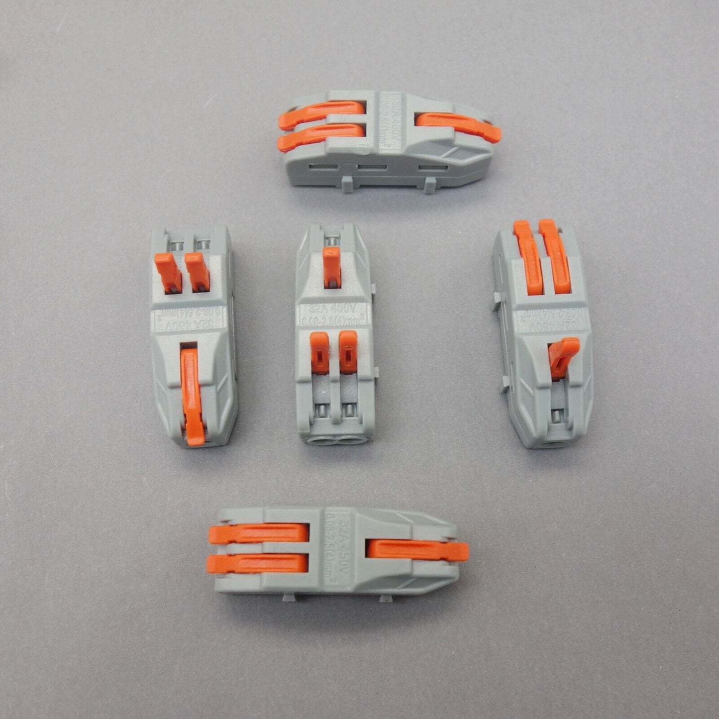 5PCS CMK Terminal block quick connector 1 way to 2/3/4ways 2ways to 4/6/8 ways