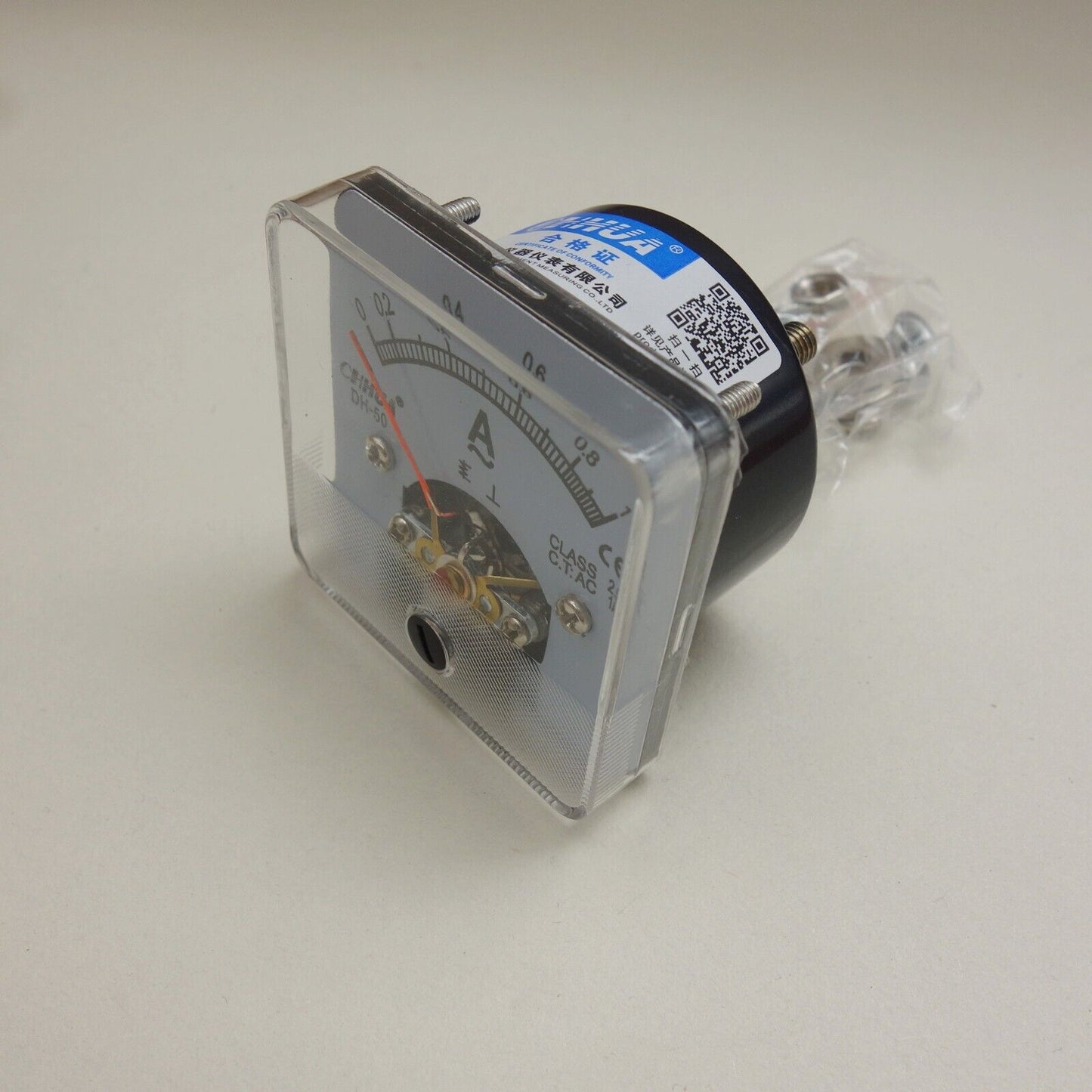 1PC AC 1A Analog Ammeter Panel AMP Current Meter 50*50mm 0-1A