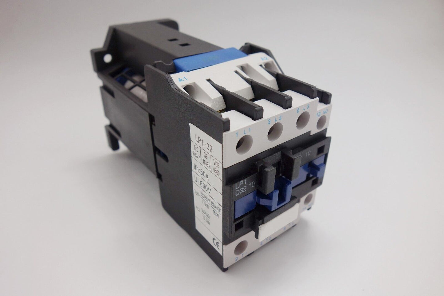 NEW FITS LP1-D3210 DC CONTACTOR 32A Coil DC 120V 50/60HZ 3P+NO