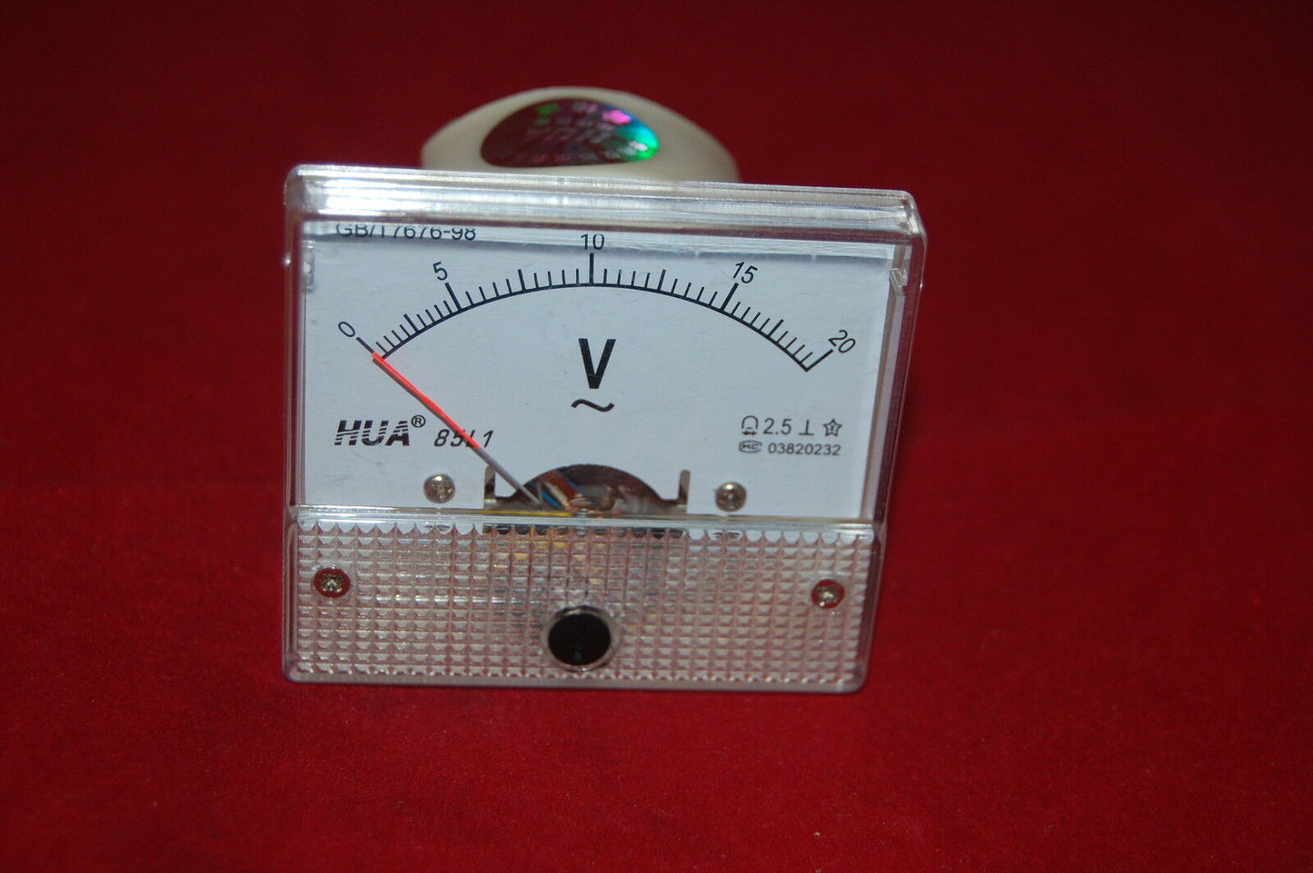 1 PC AC 0-20V Analog 85L1 56*64mm Voltage Analogue Panel meter directly Connect