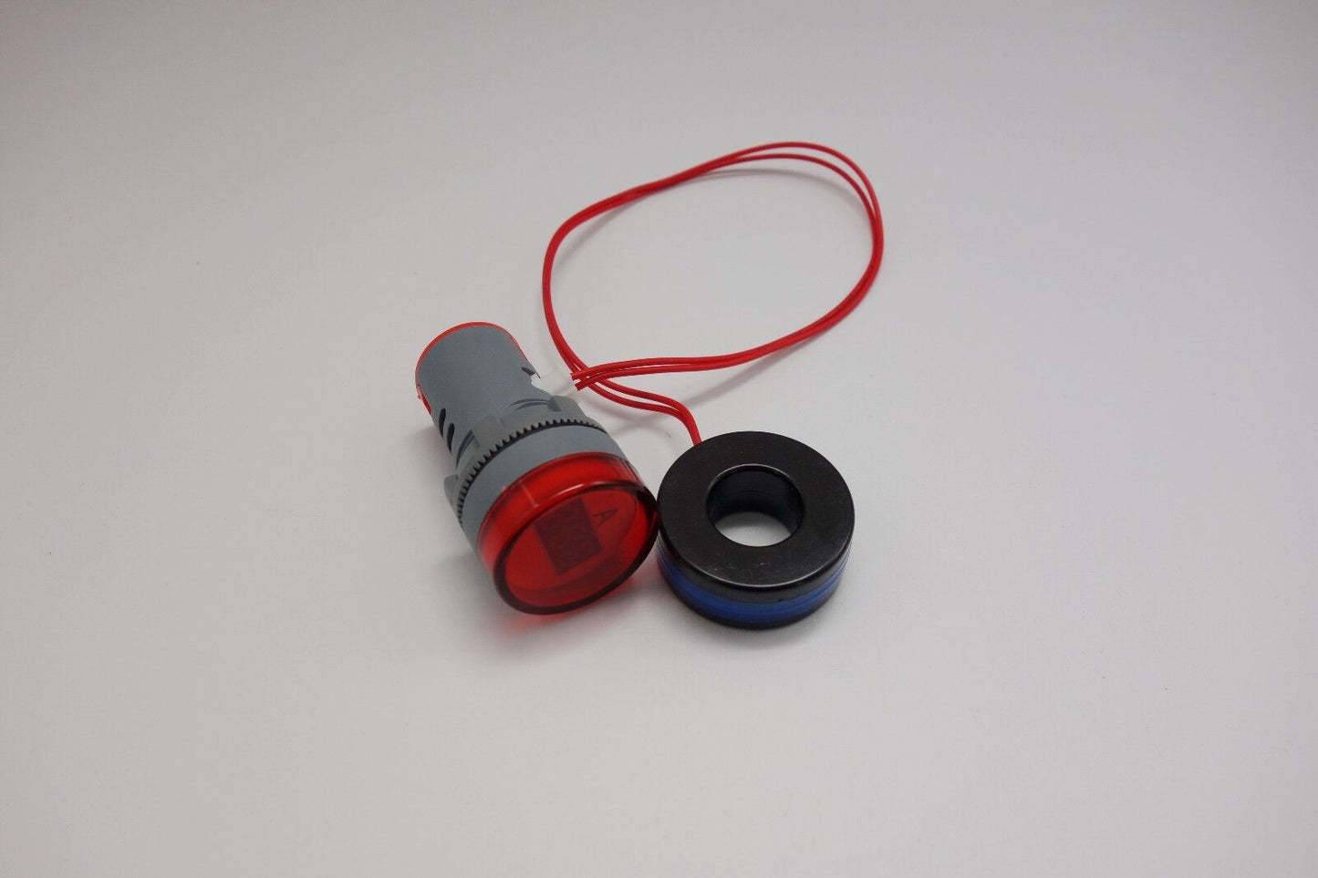 22MM RED 3 digital LED AC 0-100A Ammeter AMP Current meter Pilot Light type