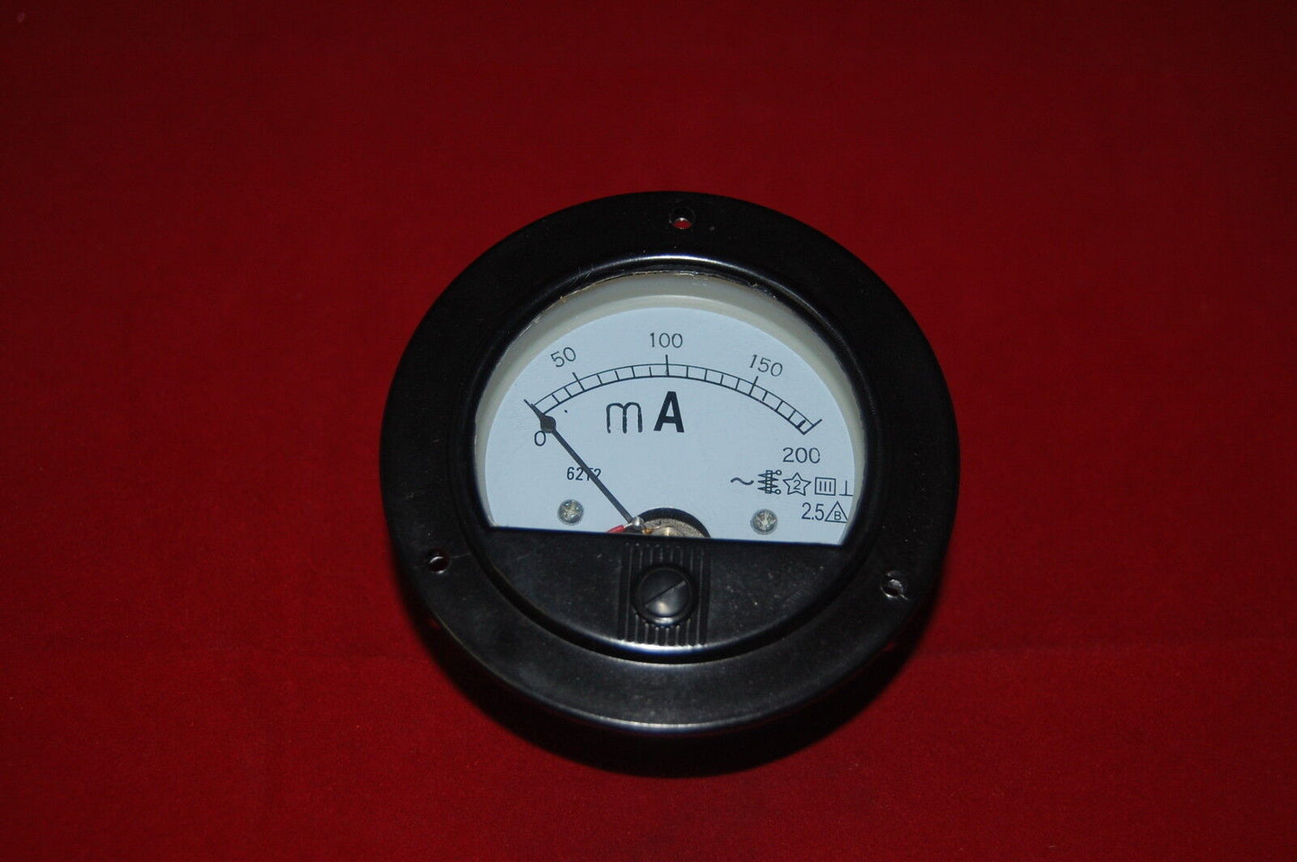 AC 0-200mA ROUND Analog Ammeter Panel AMP Current Meter Dia. 90mm direct Connect