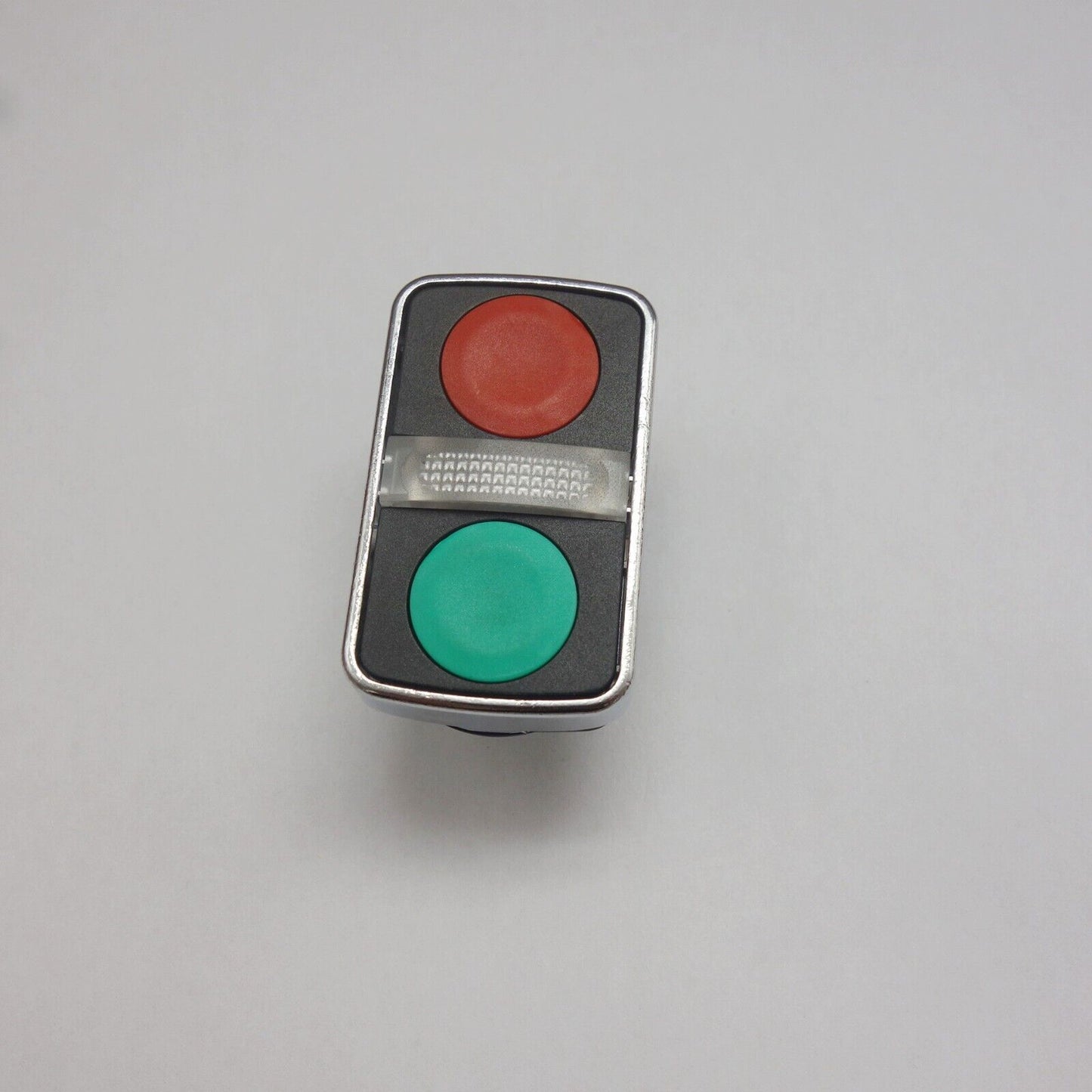 1PC 22MM Red and Green DOULE-HEADED middle Clear Switch head FITS ZB4BW7A3740