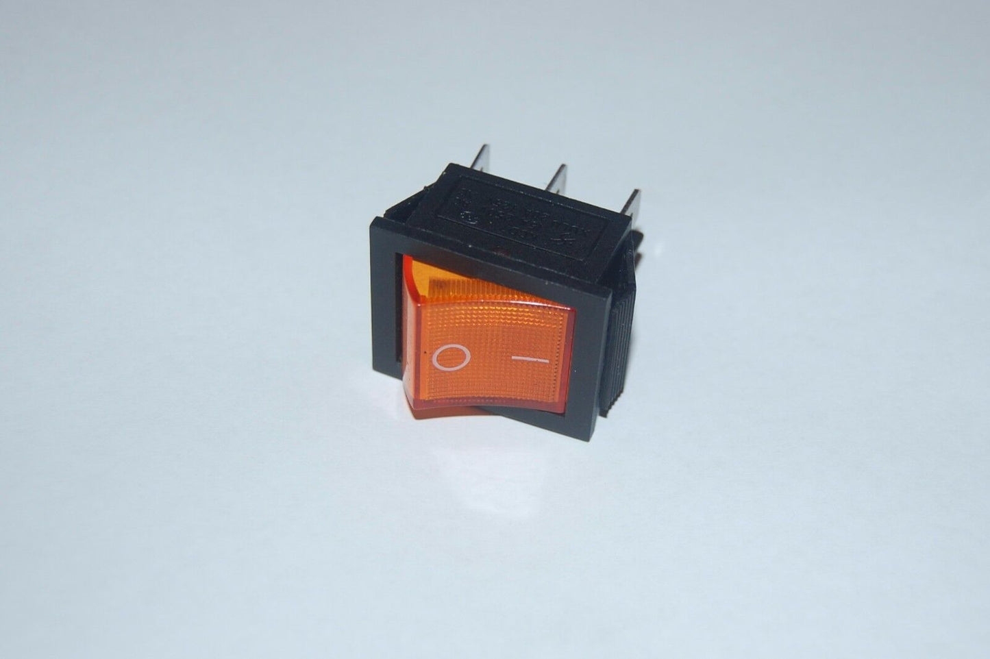 5Pcs YELLOW Light Illuminated 2 Position Boat Rocker Switch 6 Pin ON-ON 220V AC
