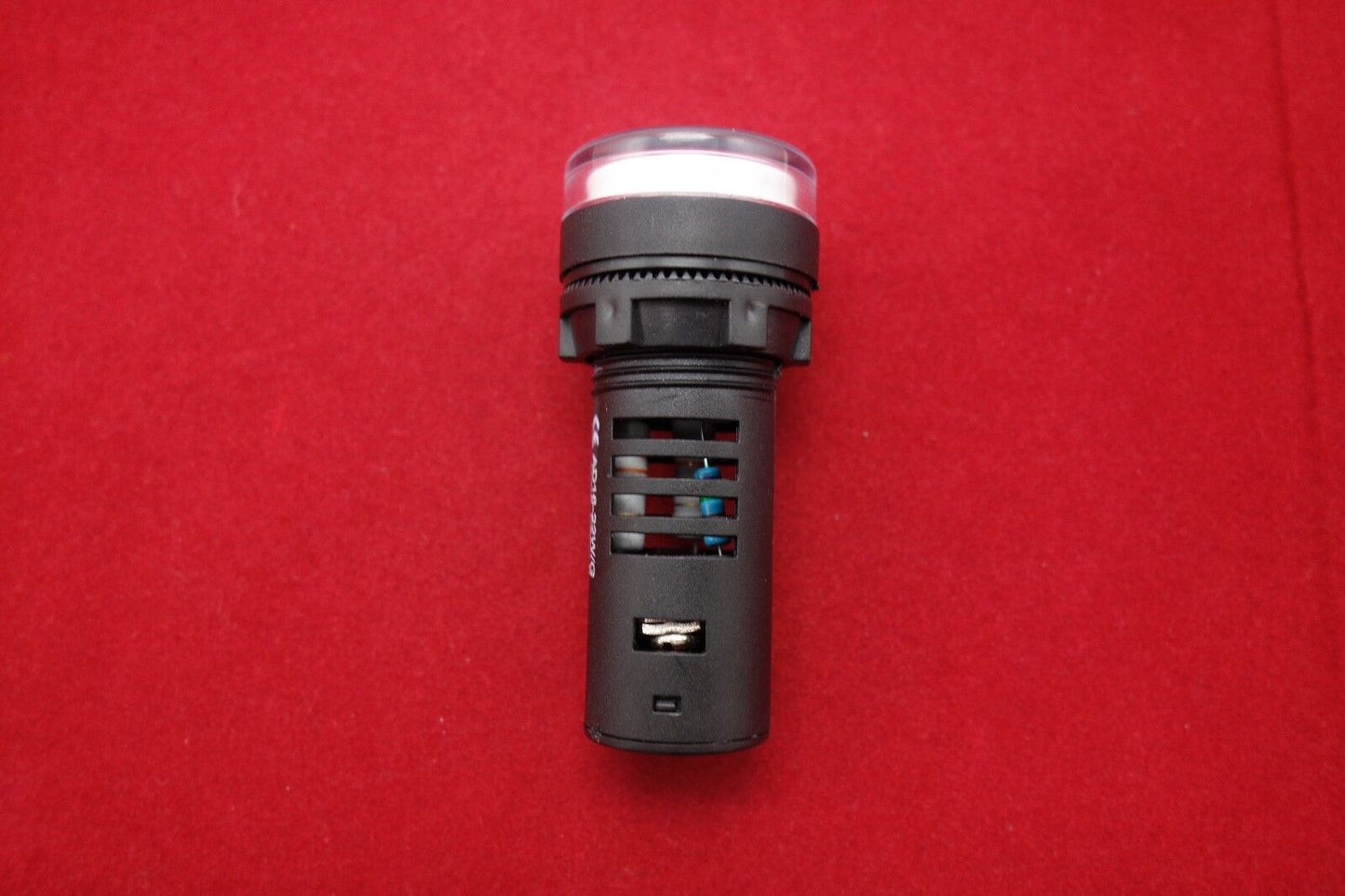 2PCS Cutout 22mm Red LED Isolation brake Position Indicator light 24V DC/AC