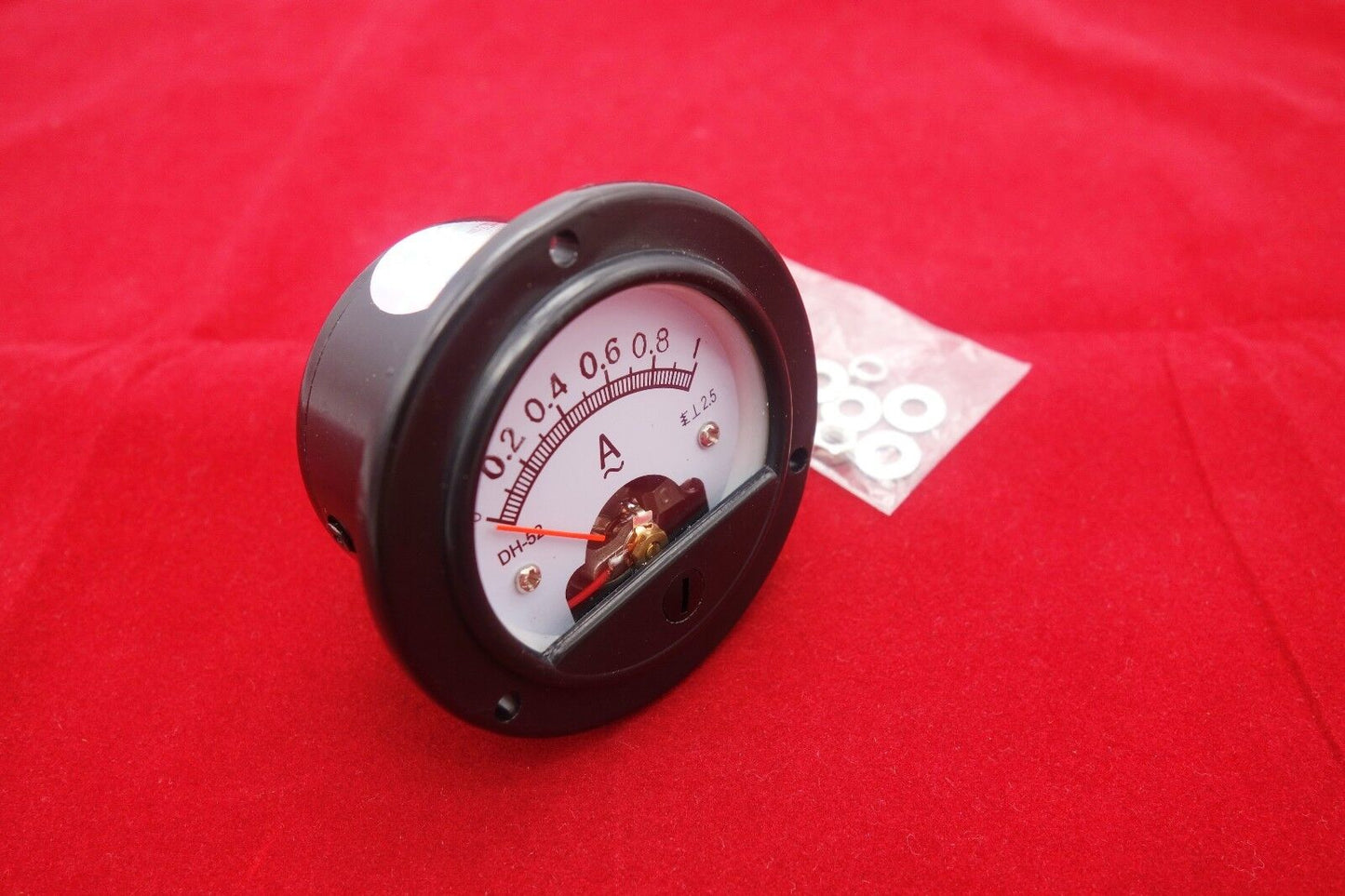1pc AC 0-1A Round Analog Ammeter Panel AMP Current Meter Dia. 66.4mm DH52