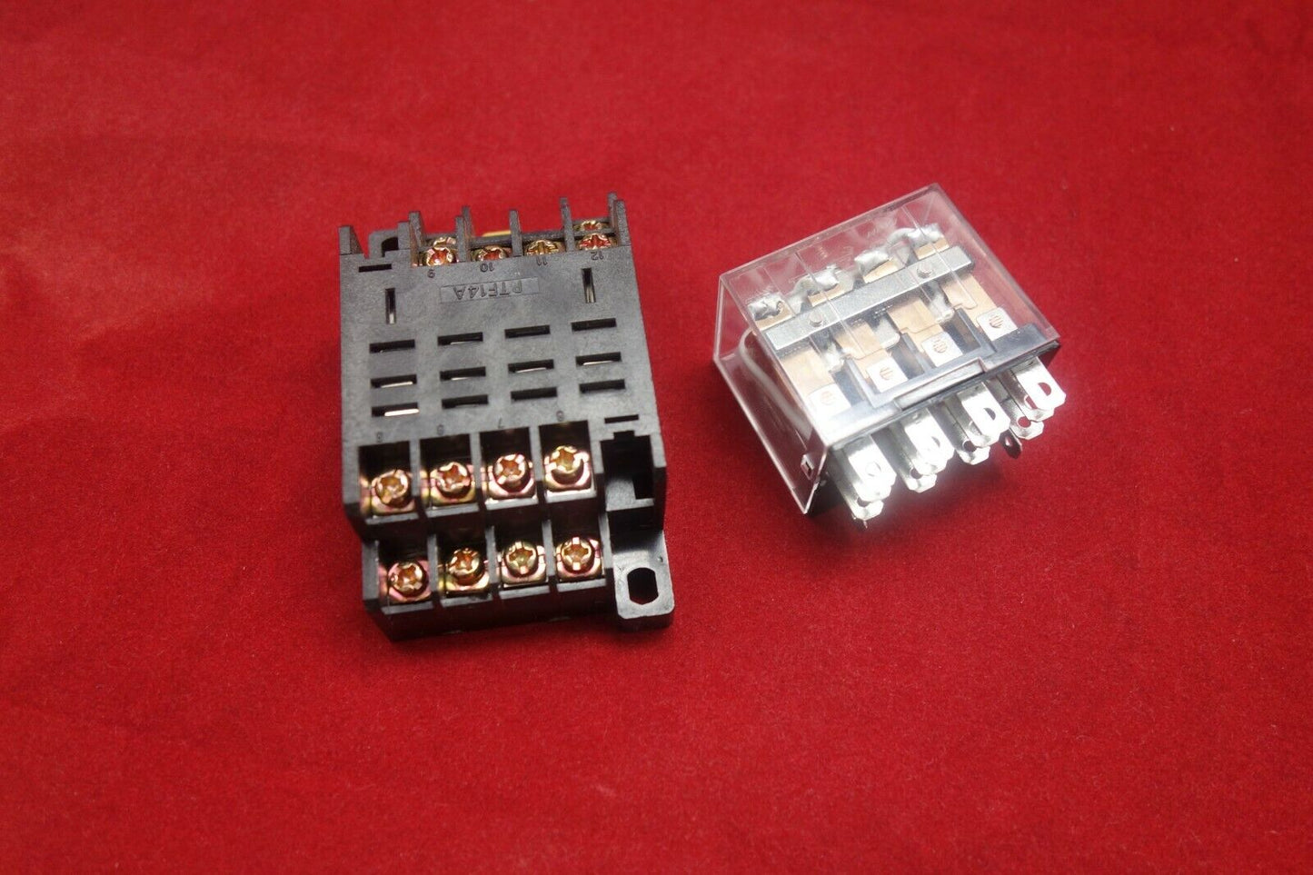 1PC LY4N General Purpose Relay 120V AC 14-Pins 10 Amp With PTF14A Socket