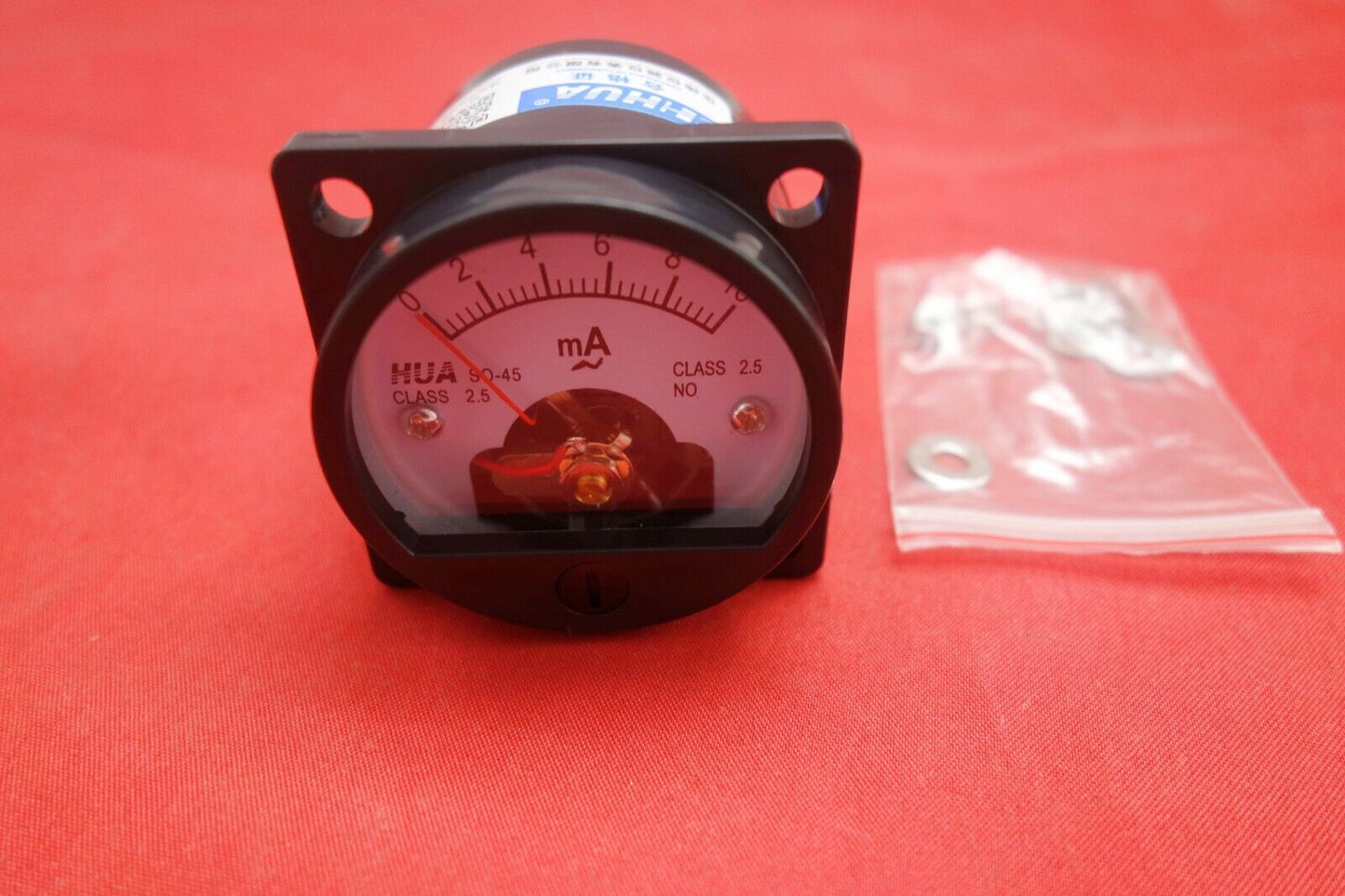 1PC AC 0-10MA Analog Ammeter Panel AMP Current Meter SO45 Cutout 45mm