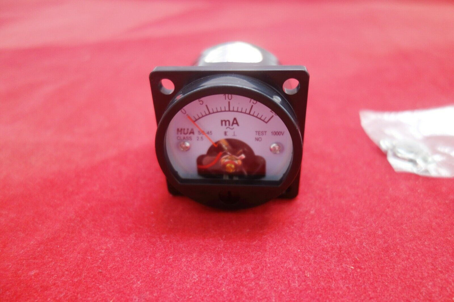 1PC AC 0-20MA Analog Ammeter Panel AMP Current Meter SO45 Cutout 45mm
