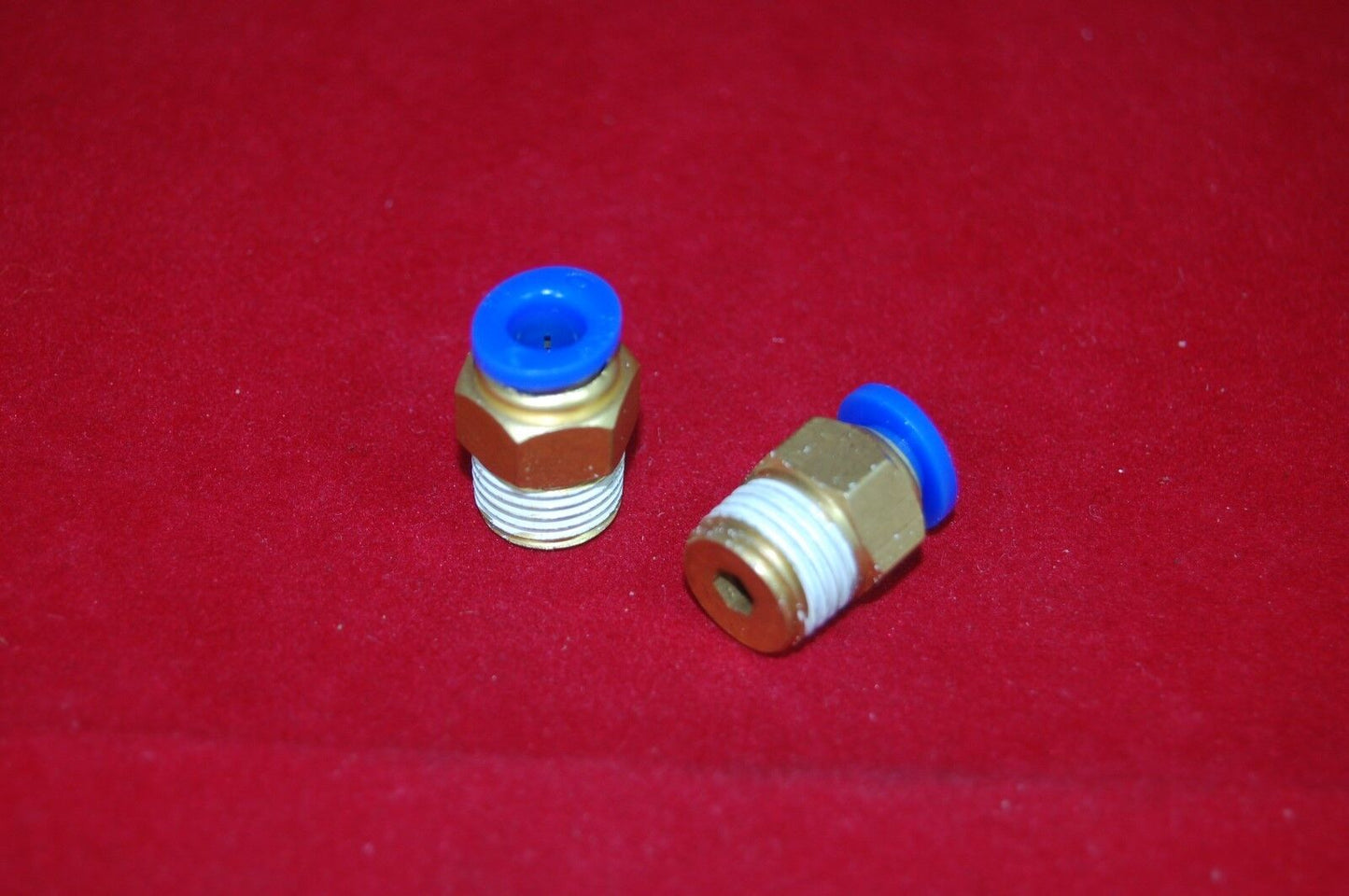 3pcs 1/4" Male Thread Push In Joint Pneumatic Connector Quick Fitting