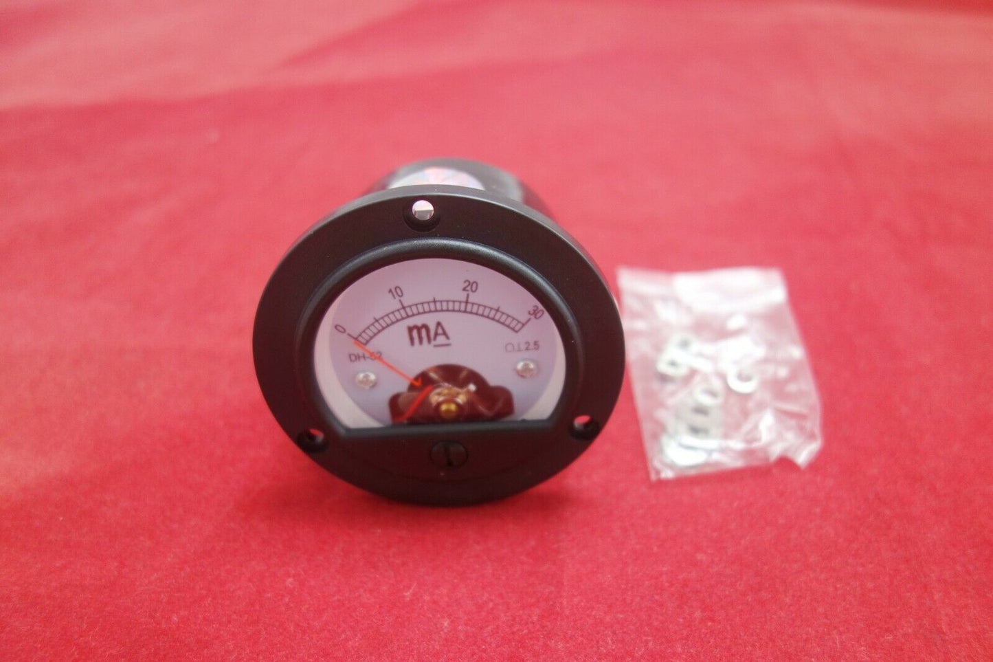 DC 0-30mA Round Analog Ammeter Panel Current Dia. 66.4mm DH52 direct connect