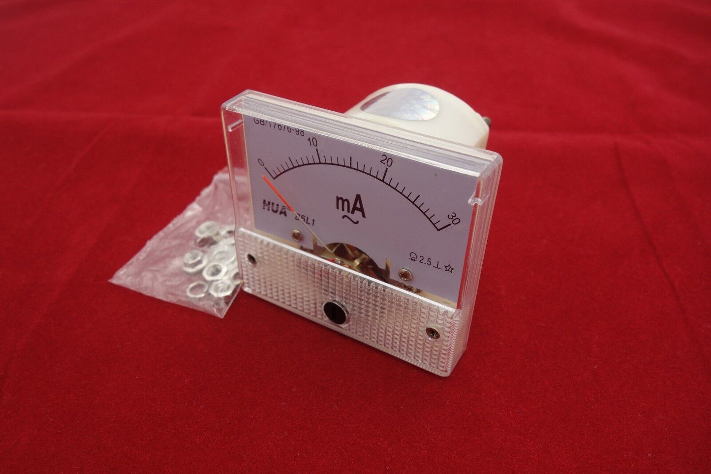 AC 30mA Analog Ammeter Panel AMP Current Meter 85L1 0-30mA directly connected