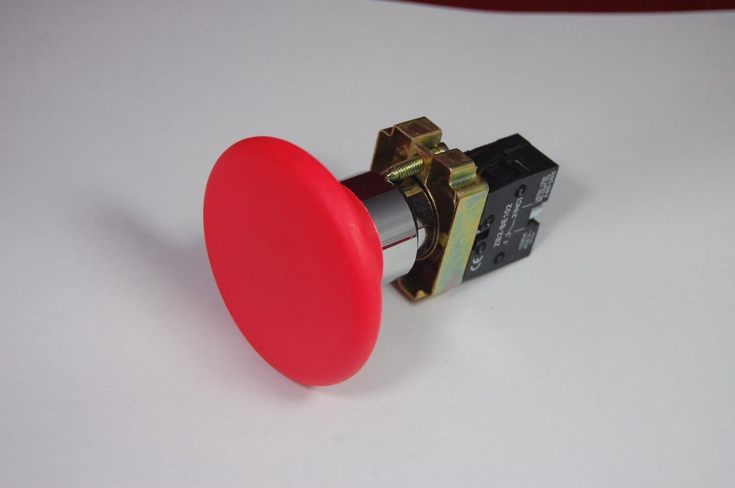 1PC 22MM Φ60mm big Mushroom head spring return pushbutton Fits XB2BR42