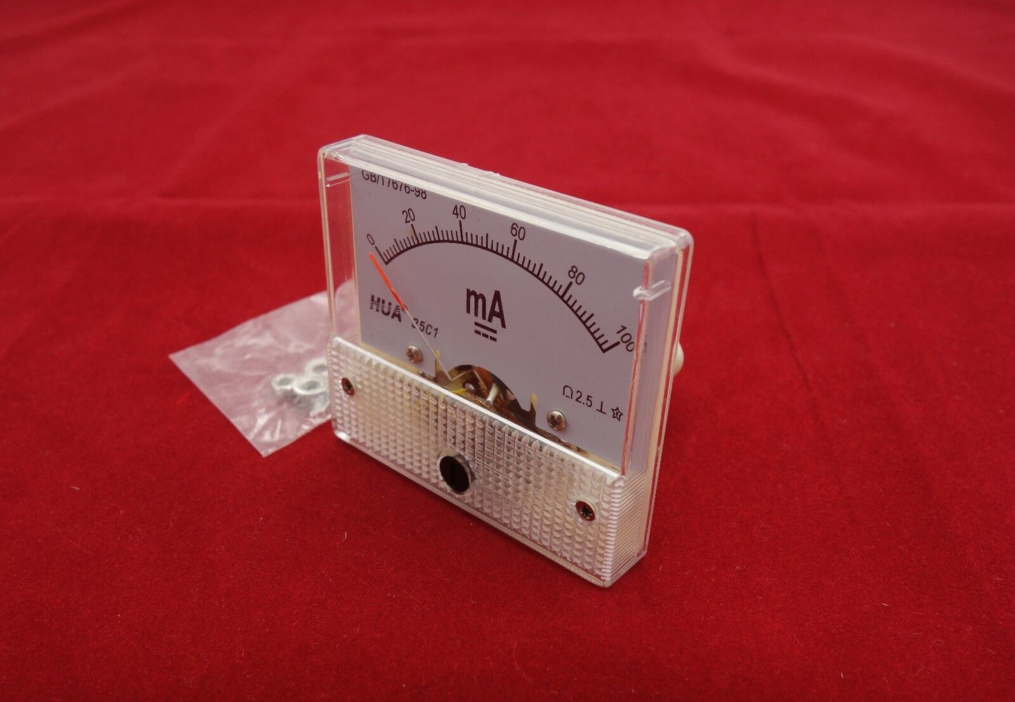 1PC DC 100mA Analog Ammeter Panel Current Meter 85C1 0-100mA directly Connect