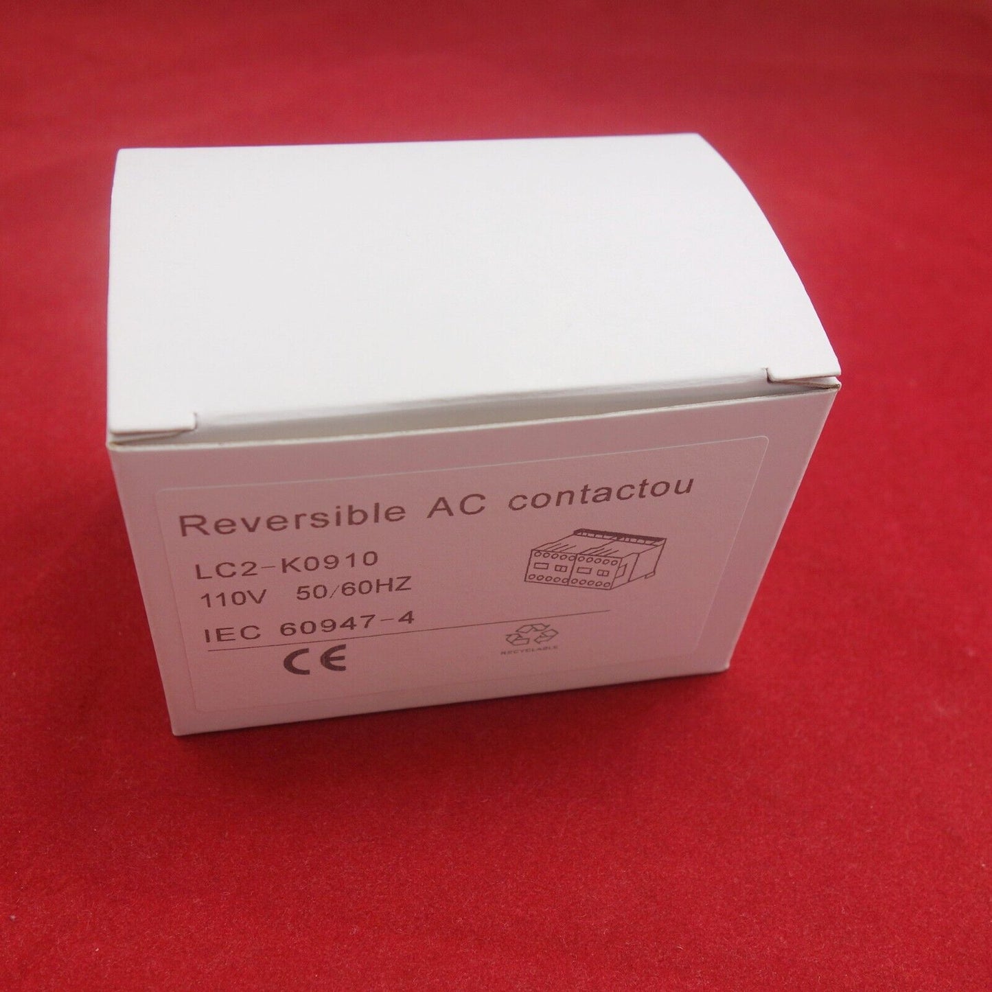 1PC Reversing FITS LC2 K0910 Mechanical Interlock CONTACTOR 9A 110V AC 50/60HZ