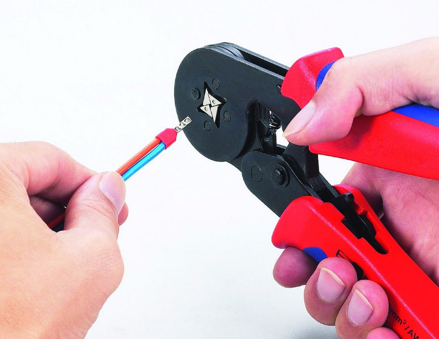 1PC MINI-TYPE Self-Adjustable Crimping Plier For Ferrules Four-Sided 0.25-6mm