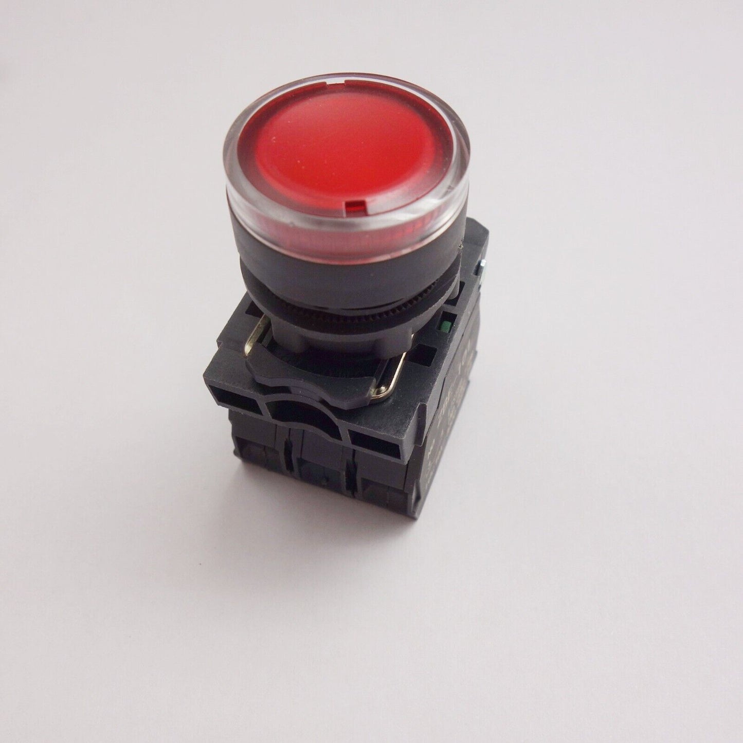 Illuminated pushbutton with flush push Fits XB5AW34G5 RED 120V LED Momentary