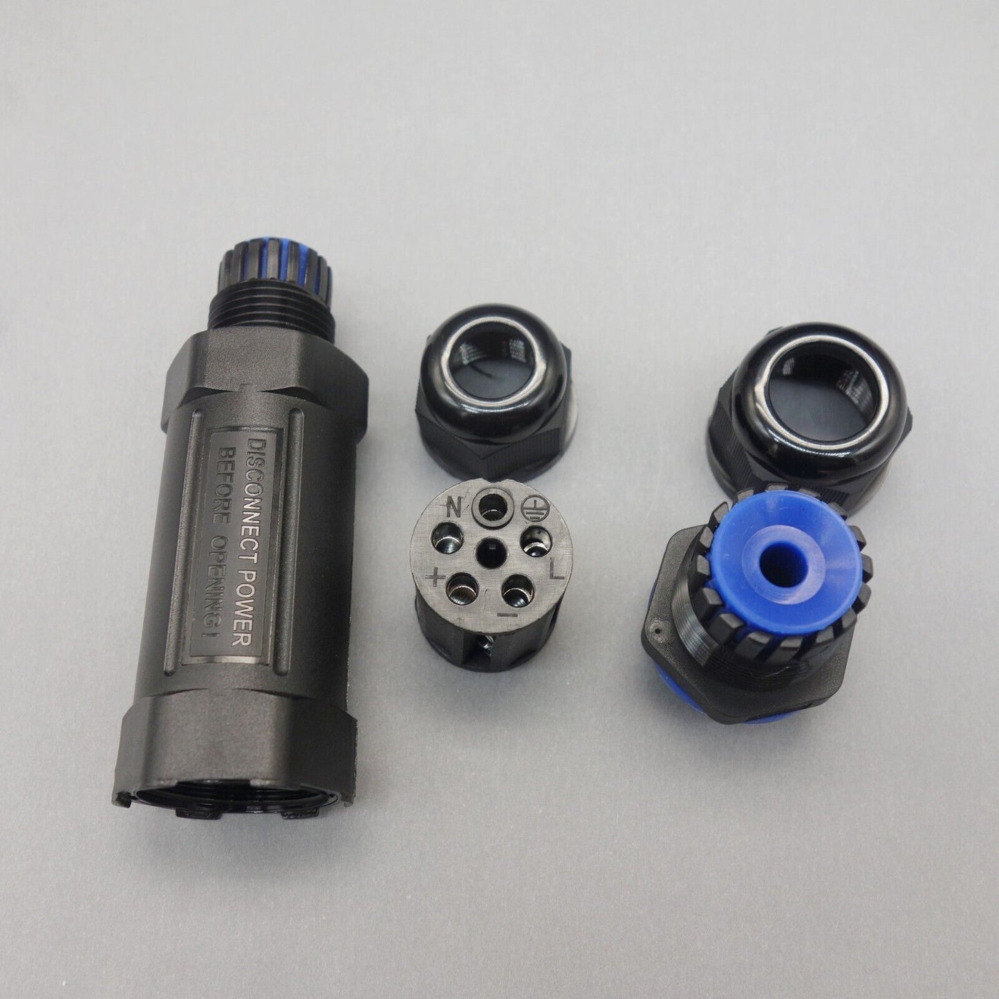 1PC CNP SERIES WATERPROOF CONNECTOR IP68 16A Polyamide PA66 into D6-D11mm line