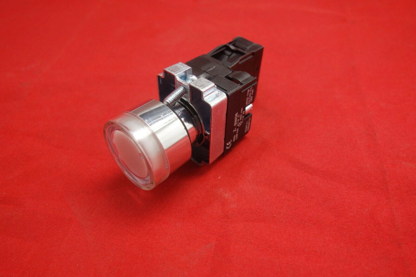 1PC FITS XB2BW31G1 Momentary White Pushbutton With 110V LED Pilot Light Lamp
