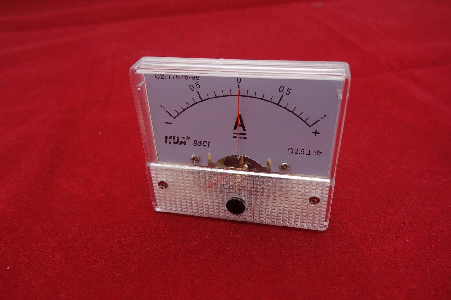 1PC DC Minus Zero Plus -1A-+1A Analog 85C1 Analogue Ammeter AMP Panel meter