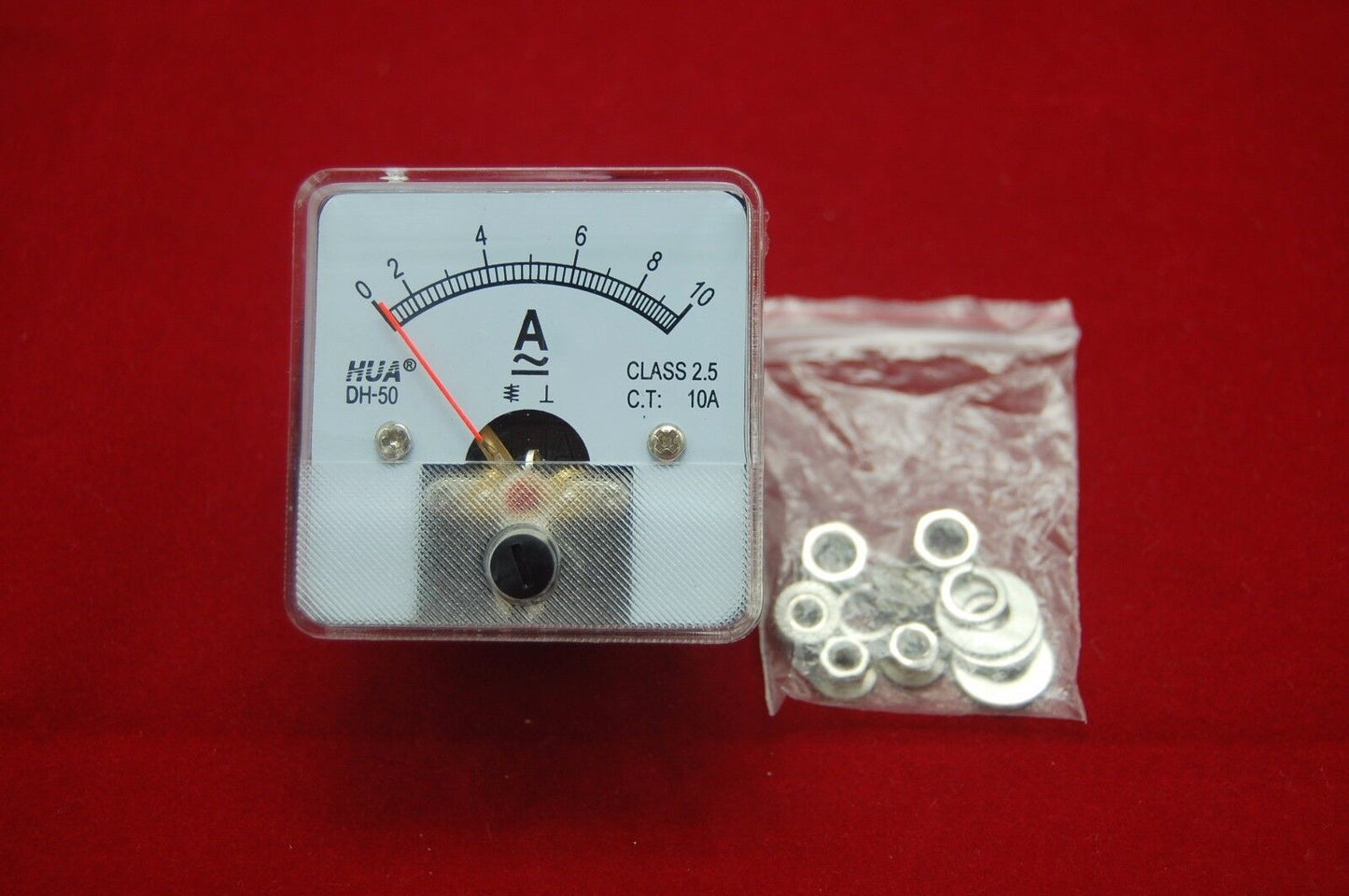 1PC AC 0-10A Analog Ammeter Panel AMP Current Meter 50*50mm directly Connect