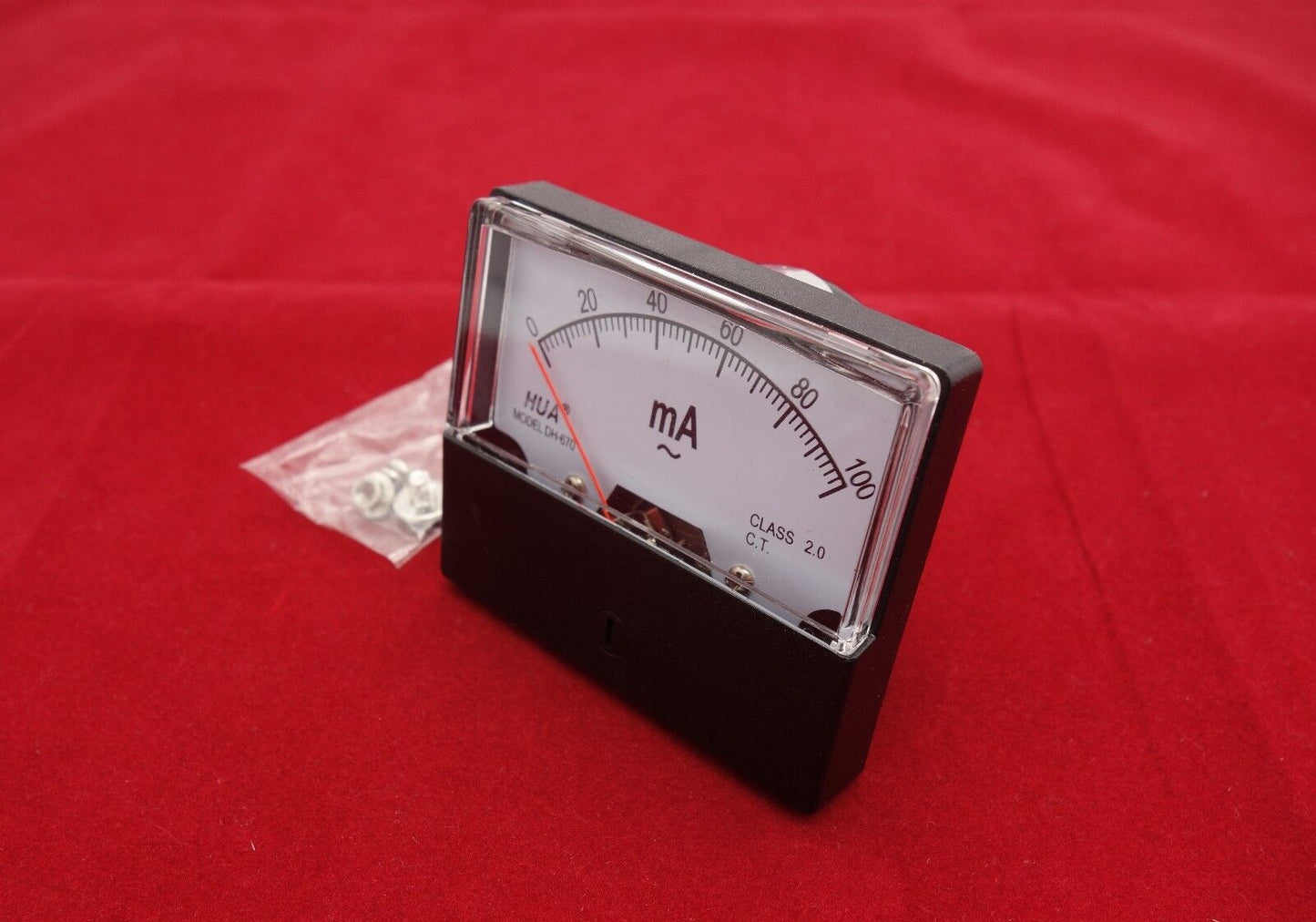 1PC AC 0-100mA Analog Ammeter Panel AMP Current Meter 60*70MM directly Connect