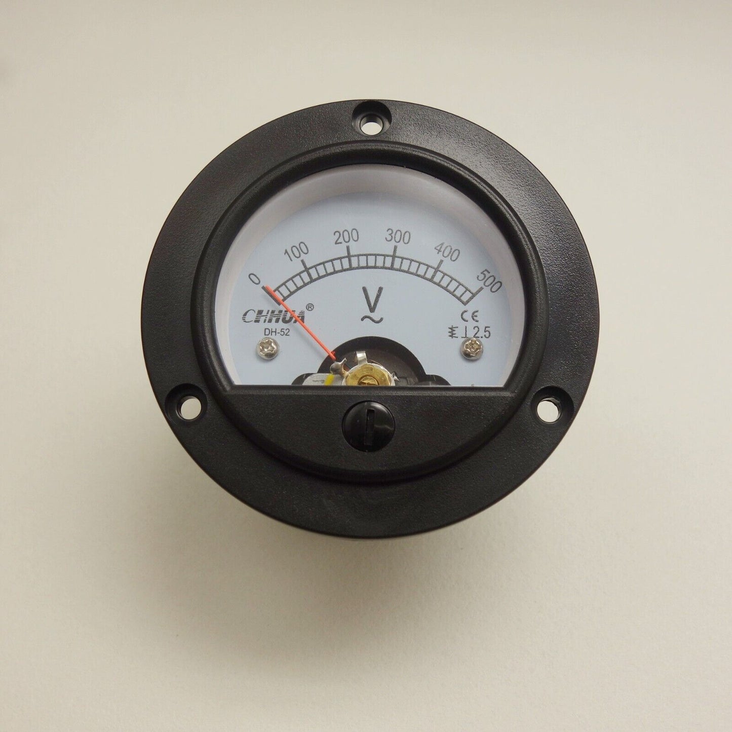 AC 0-500V Analog Voltmeter Analogue Volage Panel Meter Dia. 66.4mm DH52