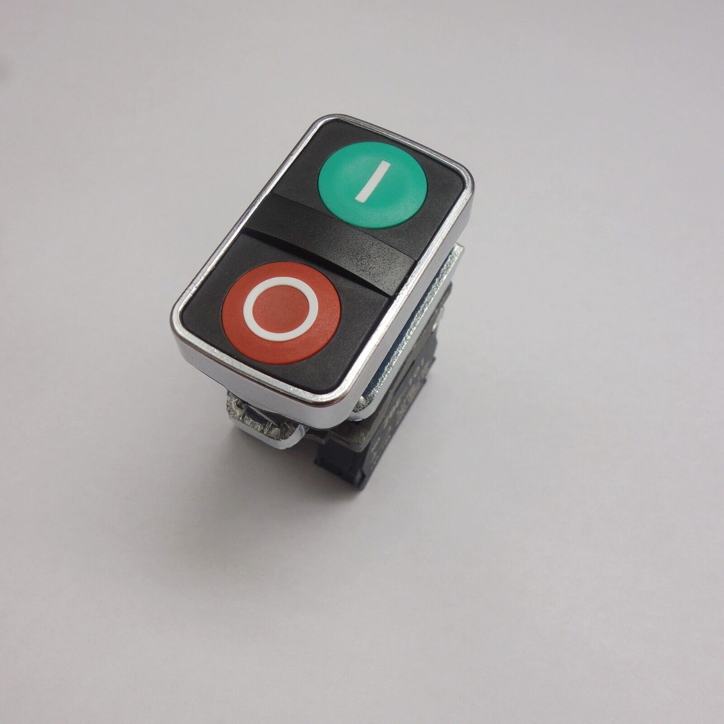1pc Double-headed pushbutton switch Fits XB4BA73415 two flush Green Red 1NO/NC