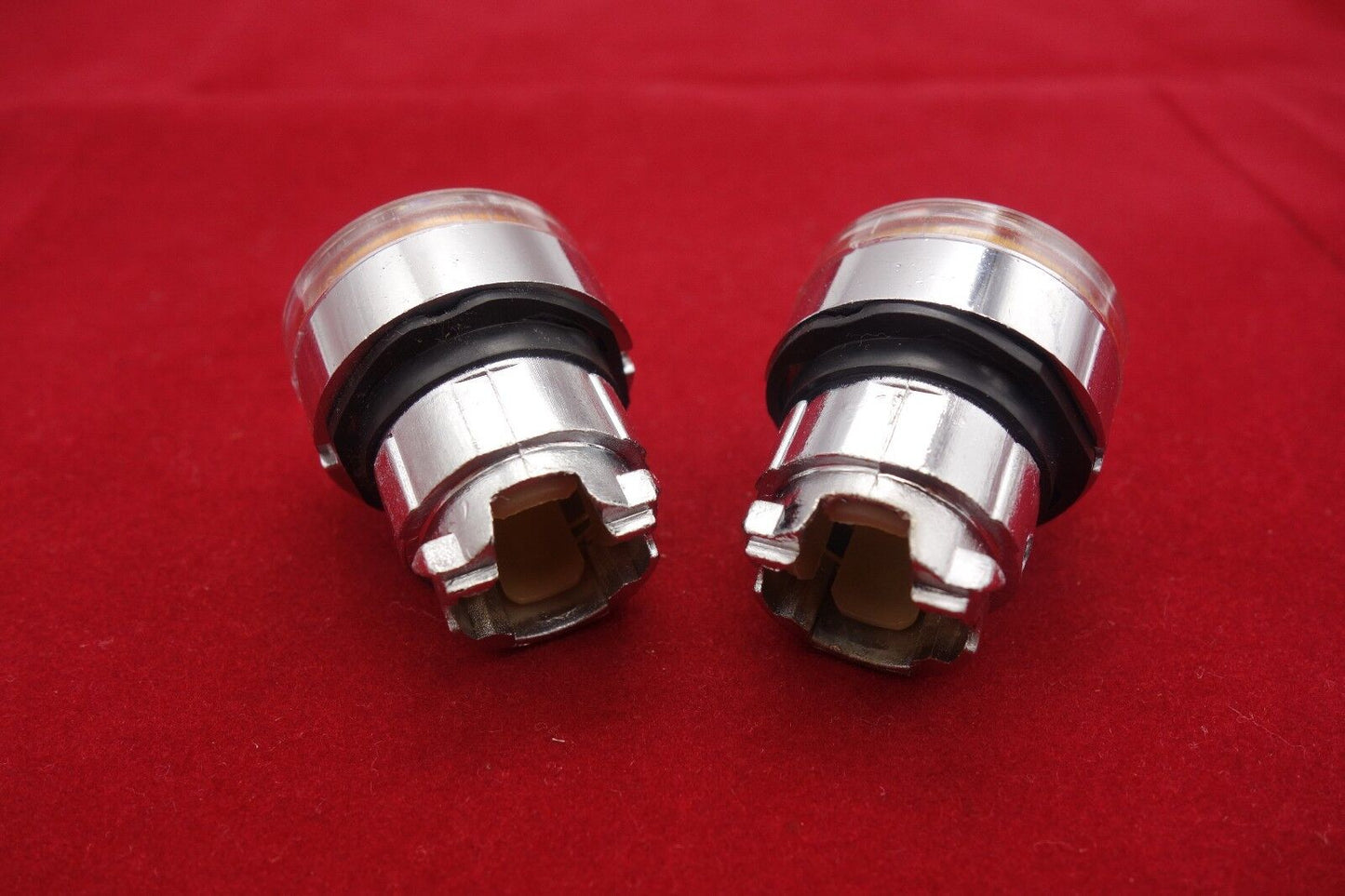 2PC 22MM PUSHBUTTON SWITCH HEAD FITS ZB4 BW353 Yellow Head XB4BW35 Parts