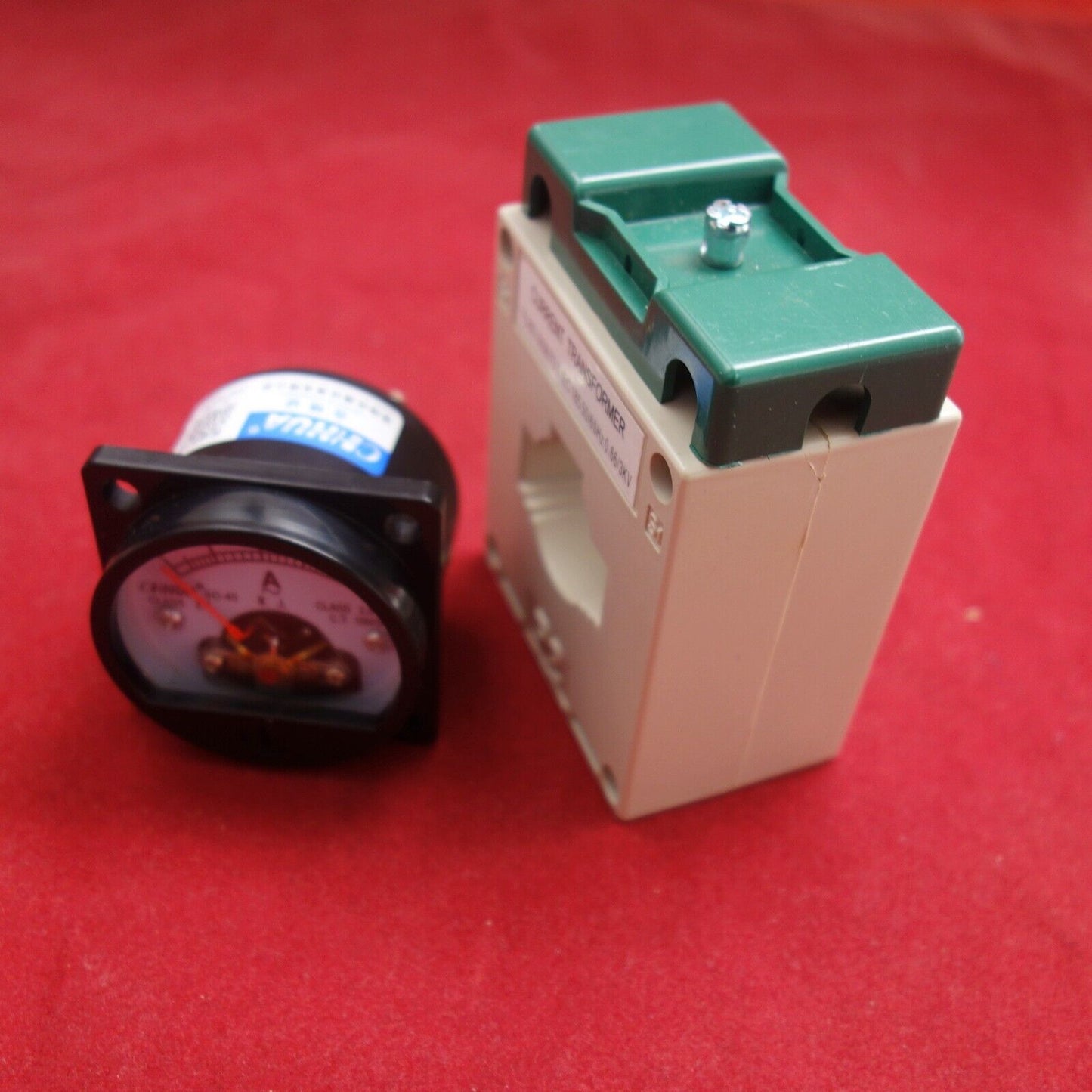AC 0-150A Analog Ammeter Panel AMP Current Meter SO45 With 150/5A Transformer