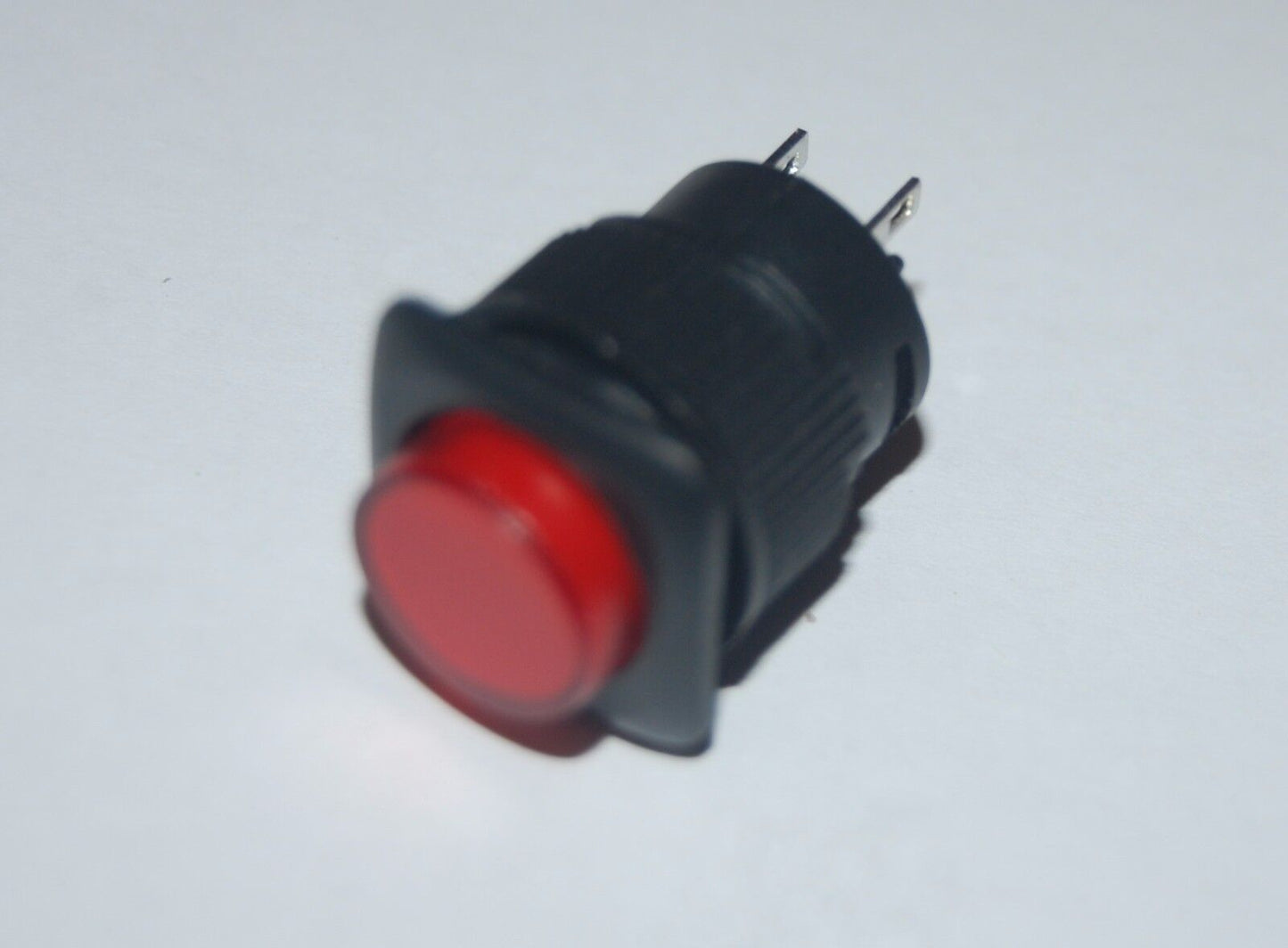 5PCS 16MM RED Maintained Plastic PUSH BUTTON 3V Neon ILLUMINATED 4 PINS