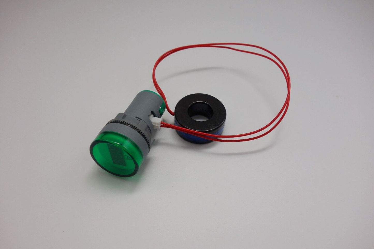 22MM Green 3 digital LED AC 0-100A Ammeter AMP Current meter Pilot Light type