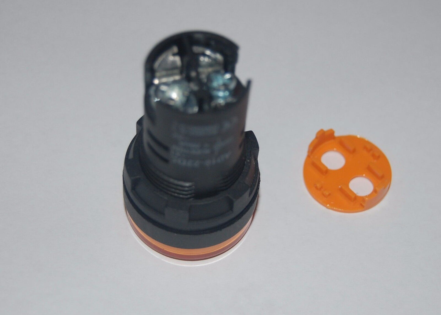 LOT OF 5PCS Pilot light Yellow Led Lamp 22mm Screw Terminal 220V AD16-22D/S