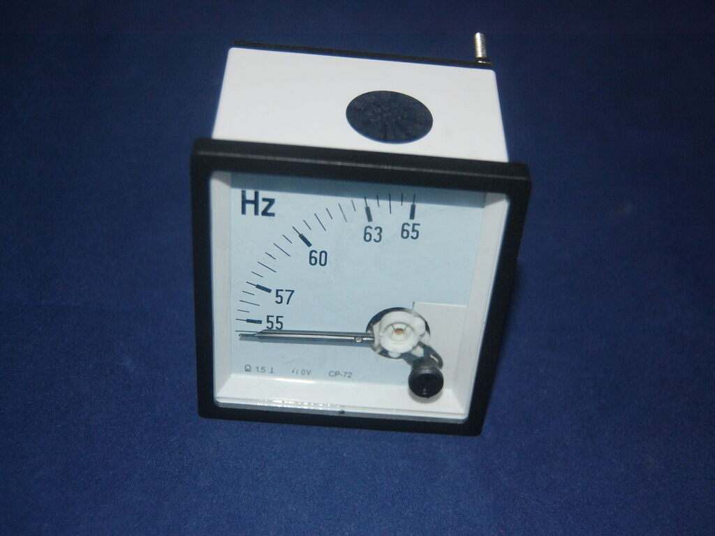 1PC Analogue Frequency Panel Meter 55-65HZ 110V 72x72MM directly Connect