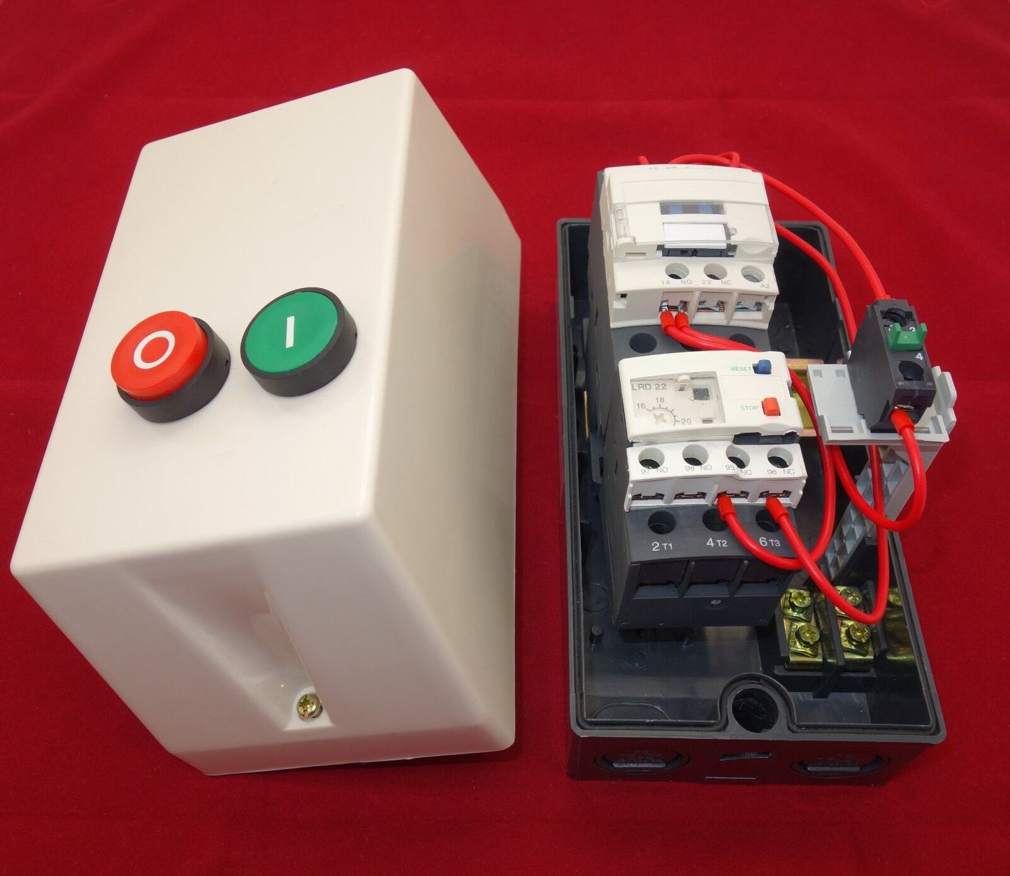 1PC Motor Magnetic Starter Fits New Style LE1D25 16-24A 110V AC COIL