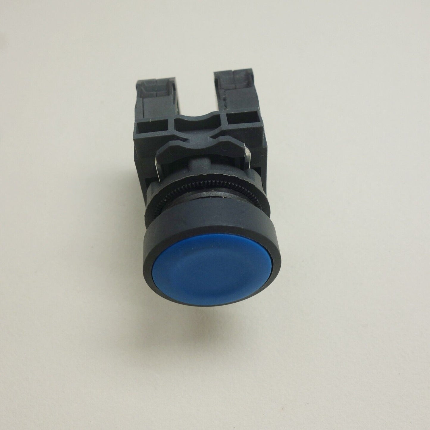 2PCS 22MM PUSHBUTTON SWITCH FITS XB5AA65 Blue 1NO/1NC SPRING Return flush push