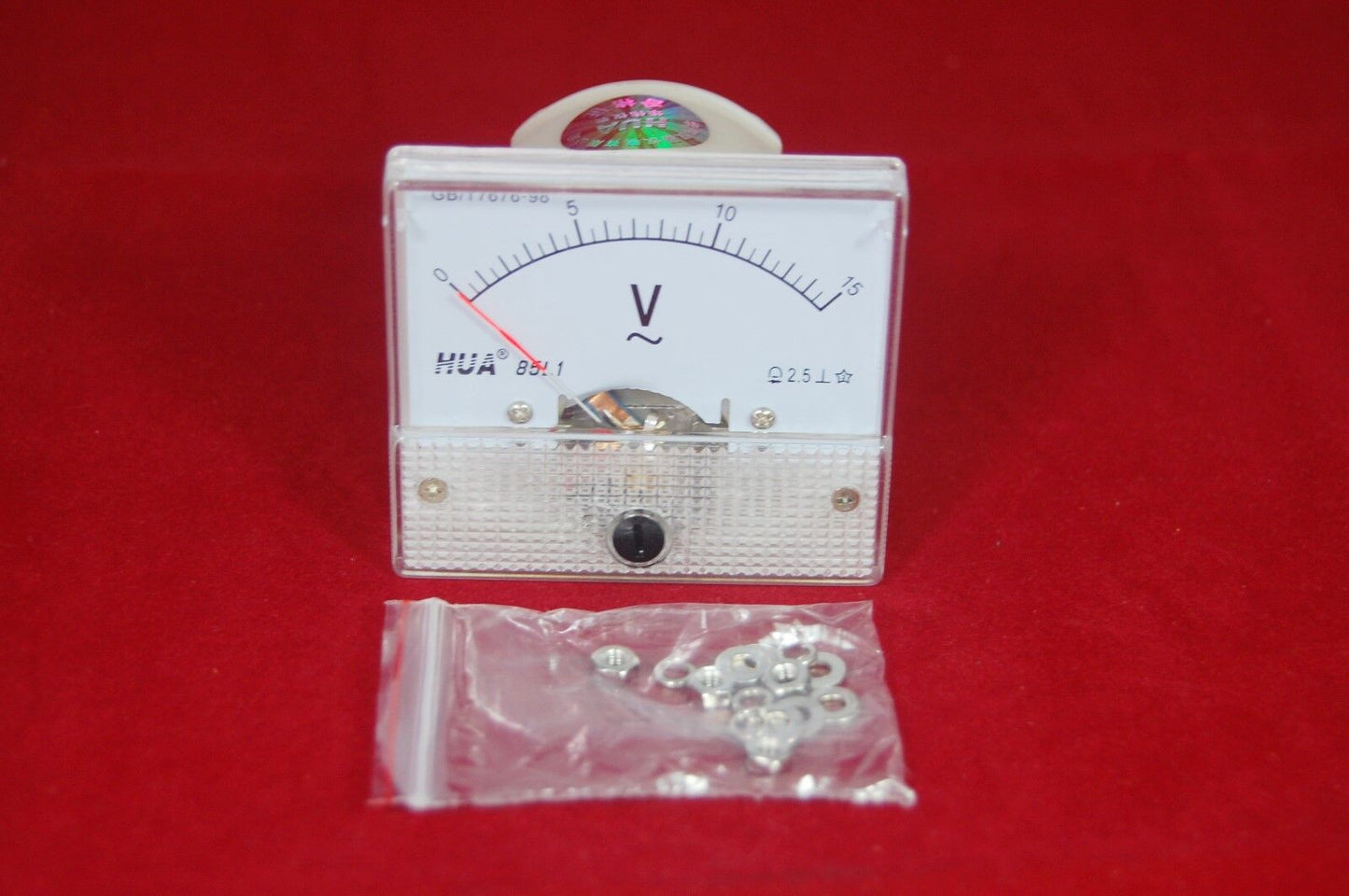 1 PC AC 0-15V Analog 85L1 Voltage Analogue Panel meter Directly connnected