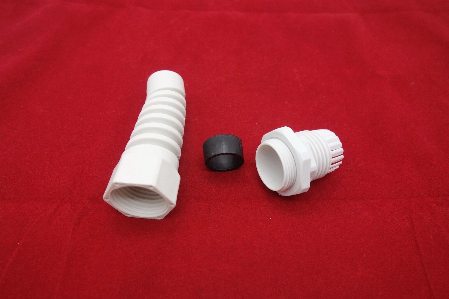 5PCS Gray Spiral Cable Gland PG7 Cable Range 3-6.5MM Nylon IP68 Waterproof