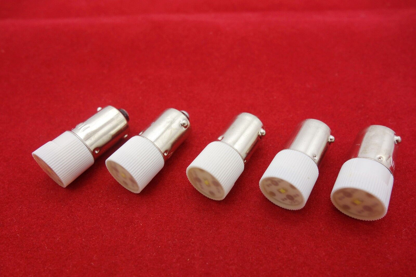 5PCS BA9S LED BULB 220V AC WHITE COLOR Base Dia.9mm