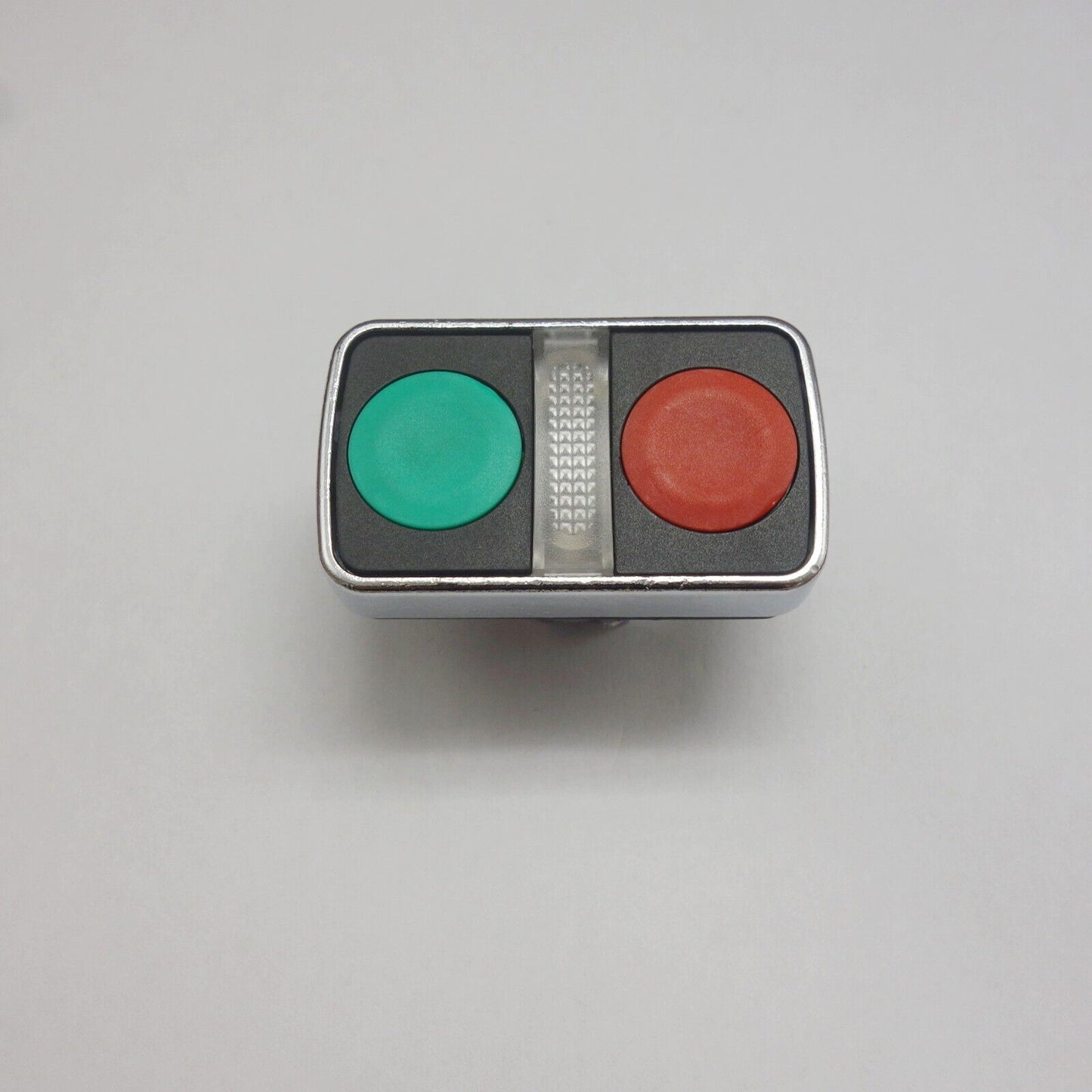 1PC 22MM Red and Green DOULE-HEADED middle Clear Switch head FITS ZB4BW7A3740